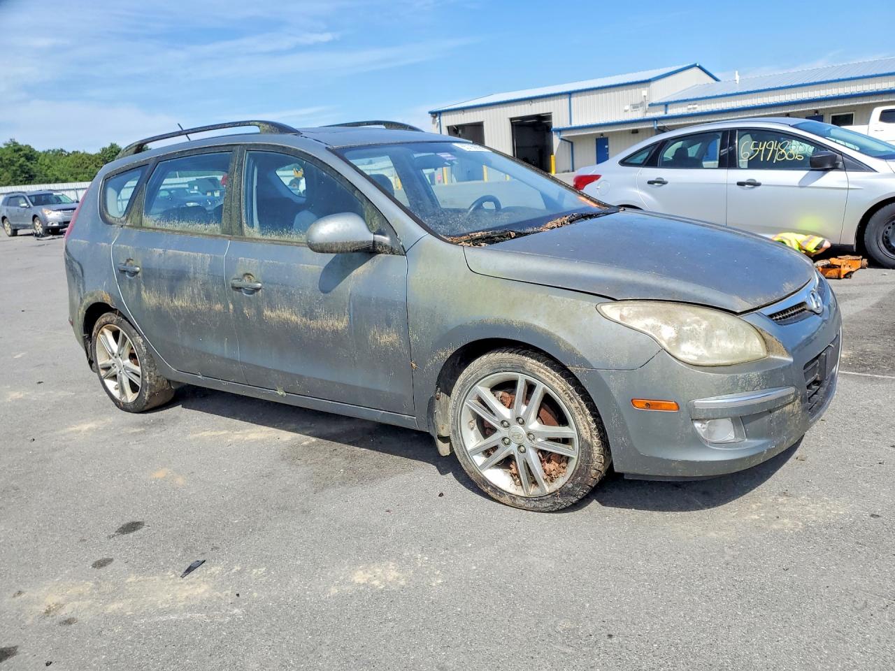 2010 Hyundai Elantra Touring Se Серый vin: KMHDC8AE0AU057841