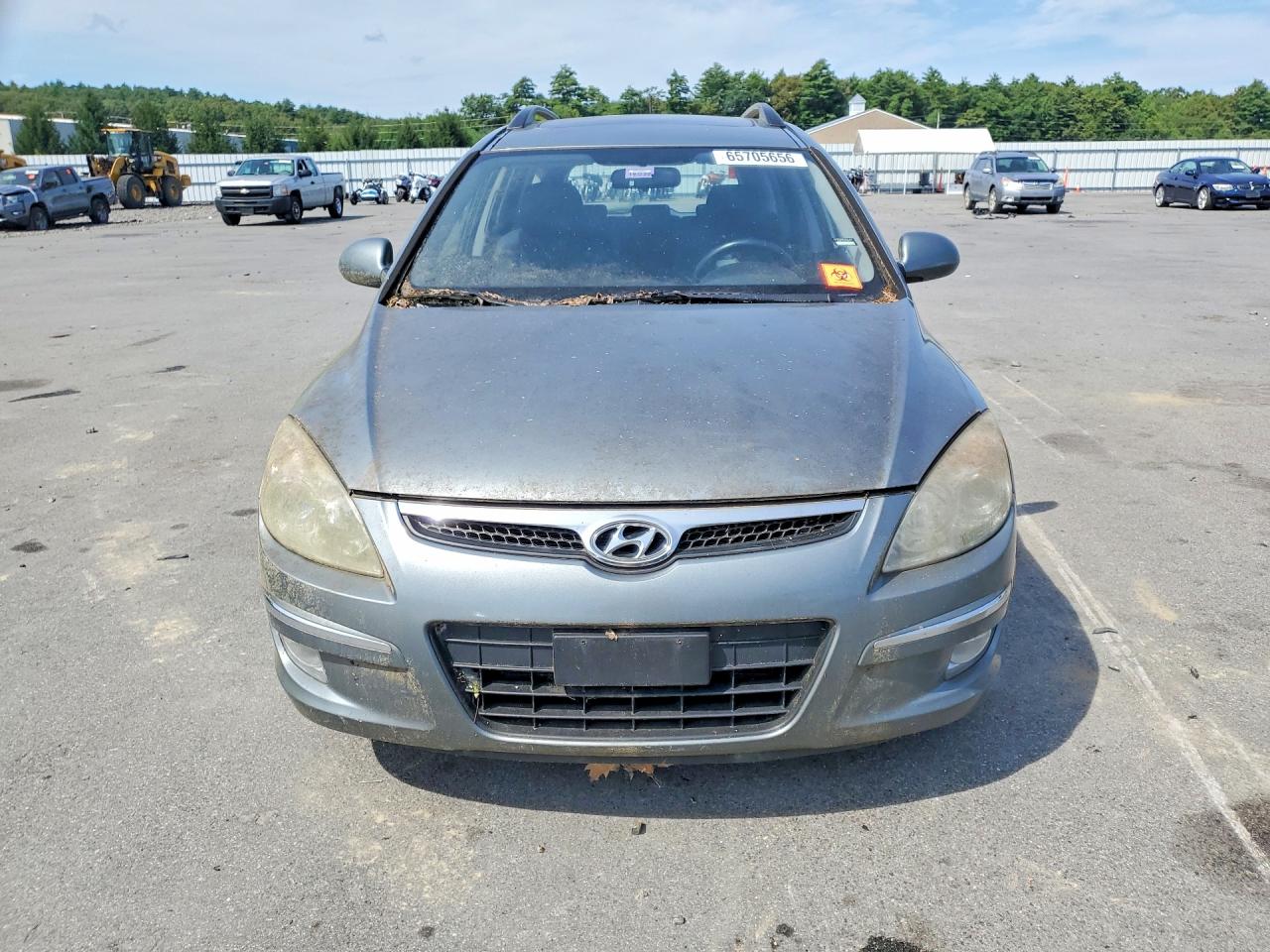 2010 Hyundai Elantra Touring Se Серый vin: KMHDC8AE0AU057841