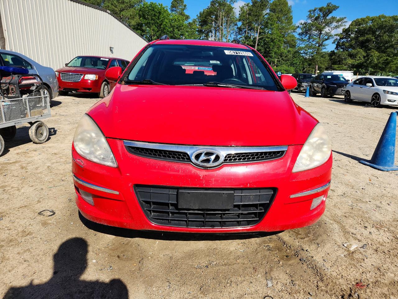 2010 Hyundai Elantra Touring Se Red vin: KMHDC8AE0AU058438