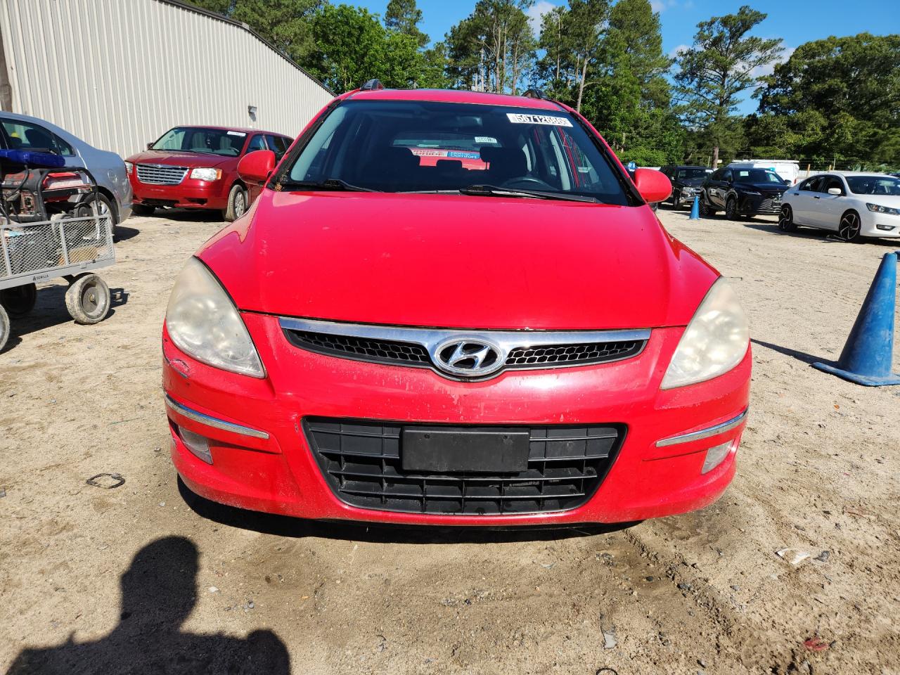 2010 Hyundai Elantra Touring Se Red vin: KMHDC8AE0AU058438 Damage: Hood, Dent(S) W/ Paint Dmg, 2 To 3 Inches