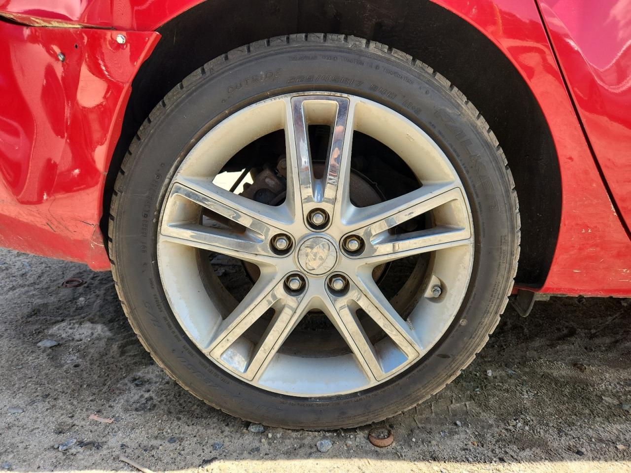 2010 Hyundai Elantra Touring Se Red vin: KMHDC8AE0AU058438 Damage: Right Rear Wheel, Curb Rash, > 12 Inches