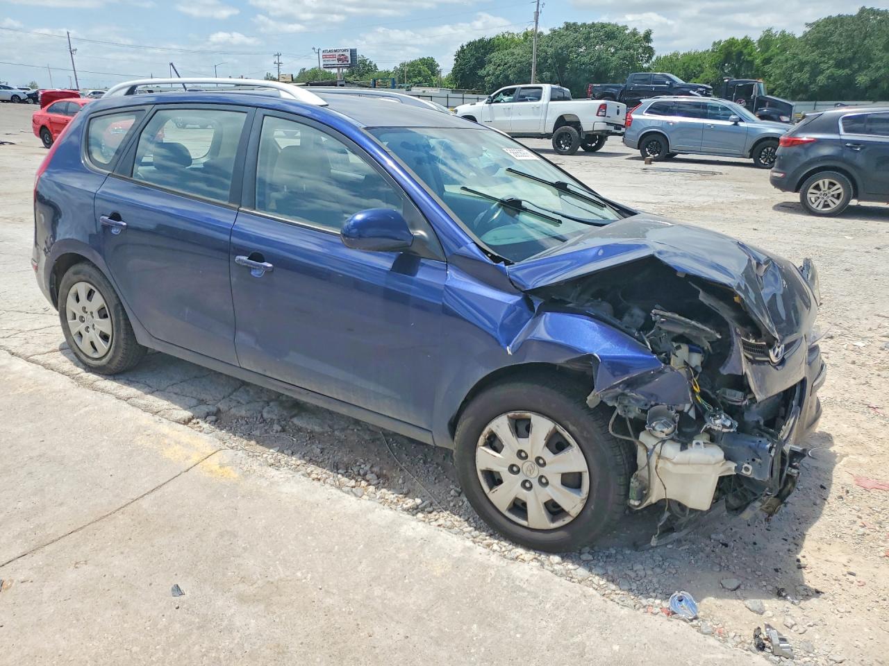 2011 Hyundai Elantra Touring Gls Blue vin: KMHDC8AE0BU088525