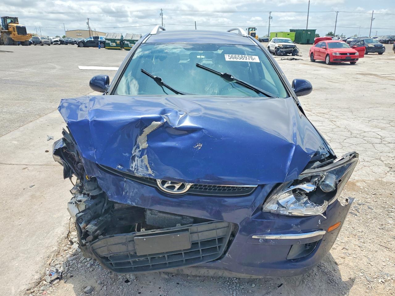 2011 Hyundai Elantra Touring Gls Blue vin: KMHDC8AE0BU088525