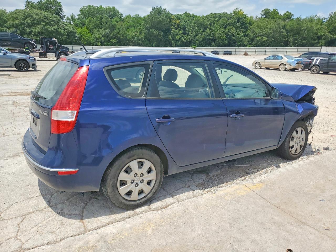 2011 Hyundai Elantra Touring Gls Blue vin: KMHDC8AE0BU088525