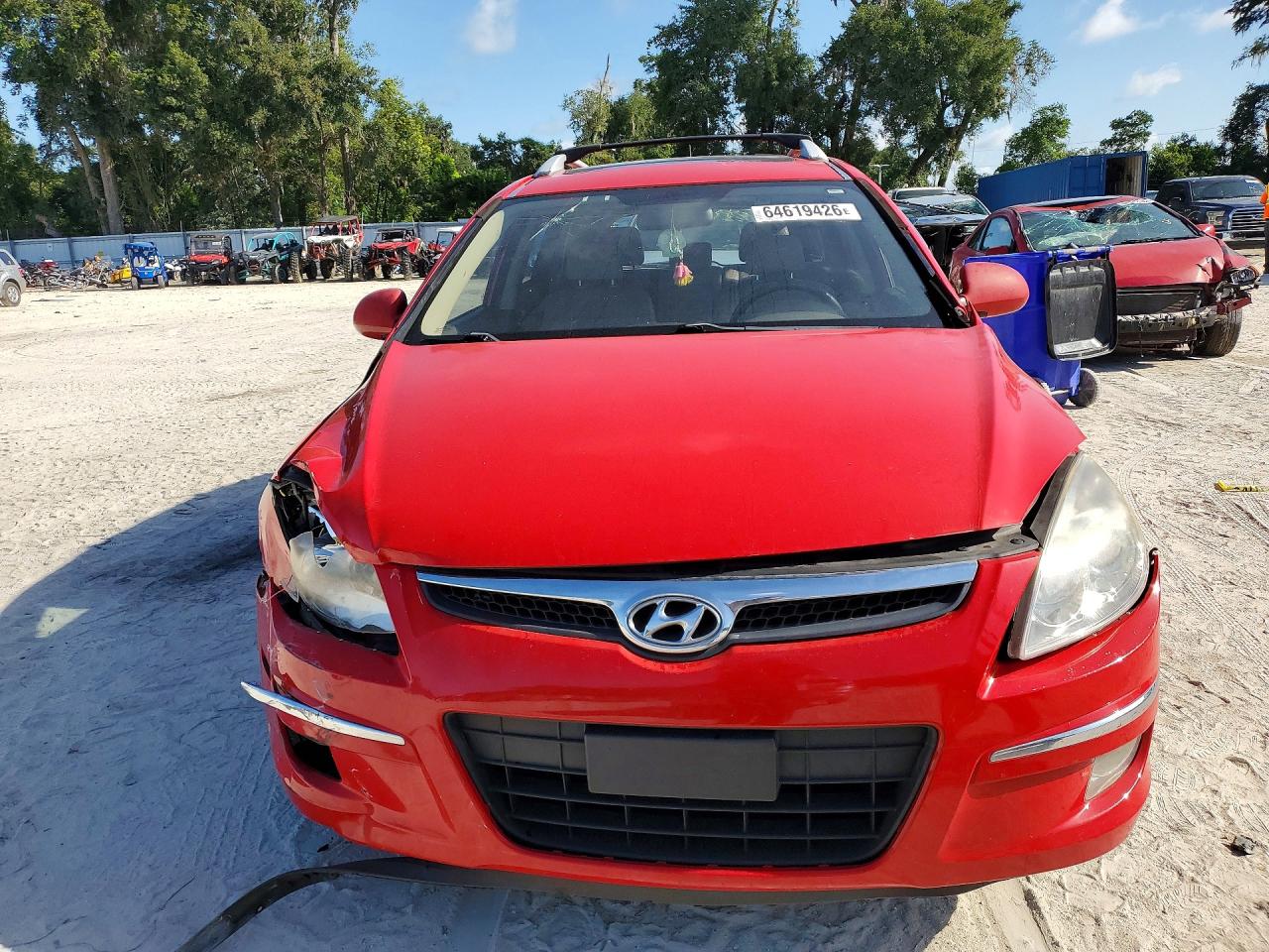 2012 Hyundai Elantra Touring Se Red vin: KMHDC8AE0CU127955