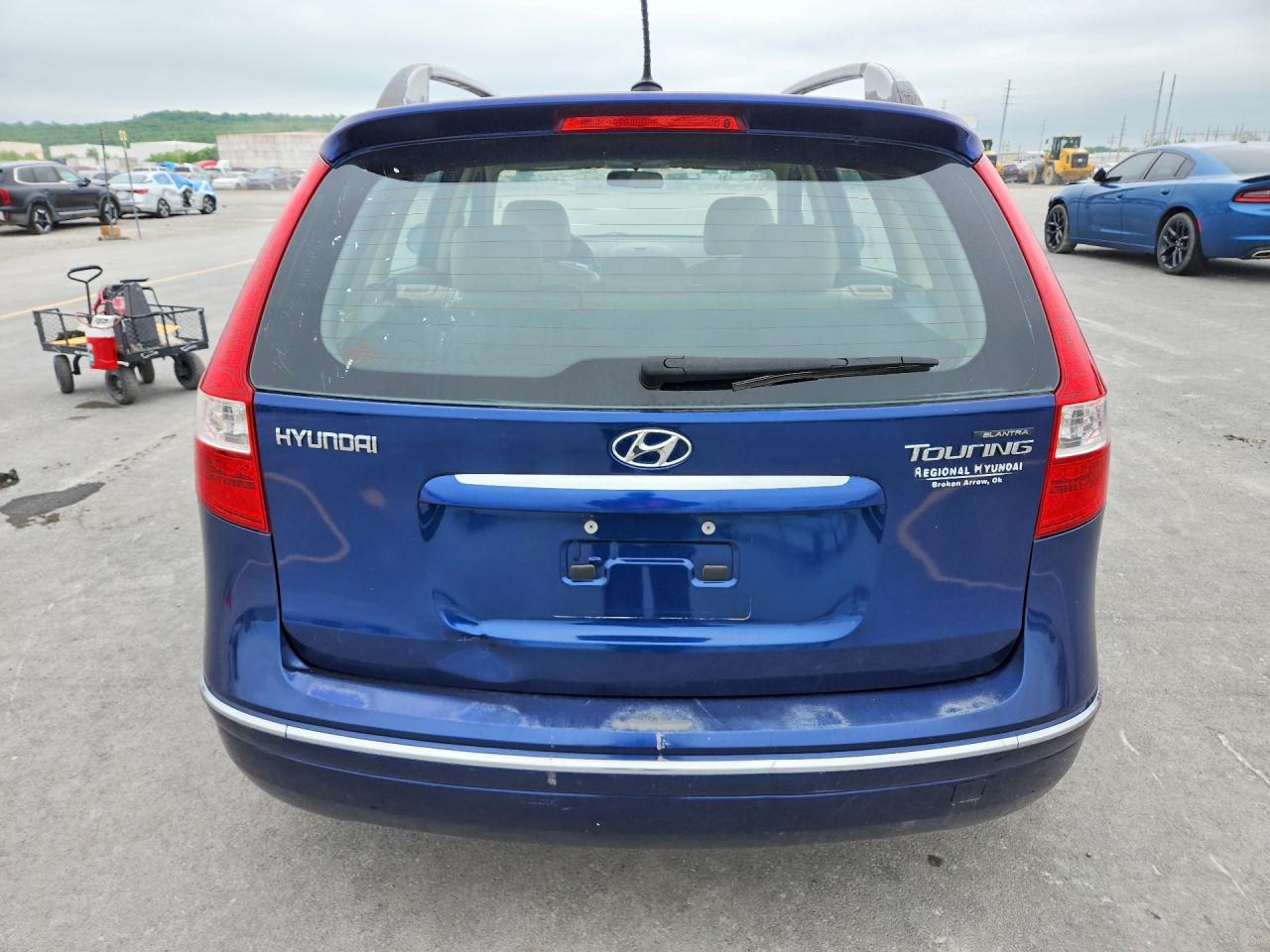 2012 Hyundai Elantra Touring Se Blue vin: KMHDC8AE0CU136638