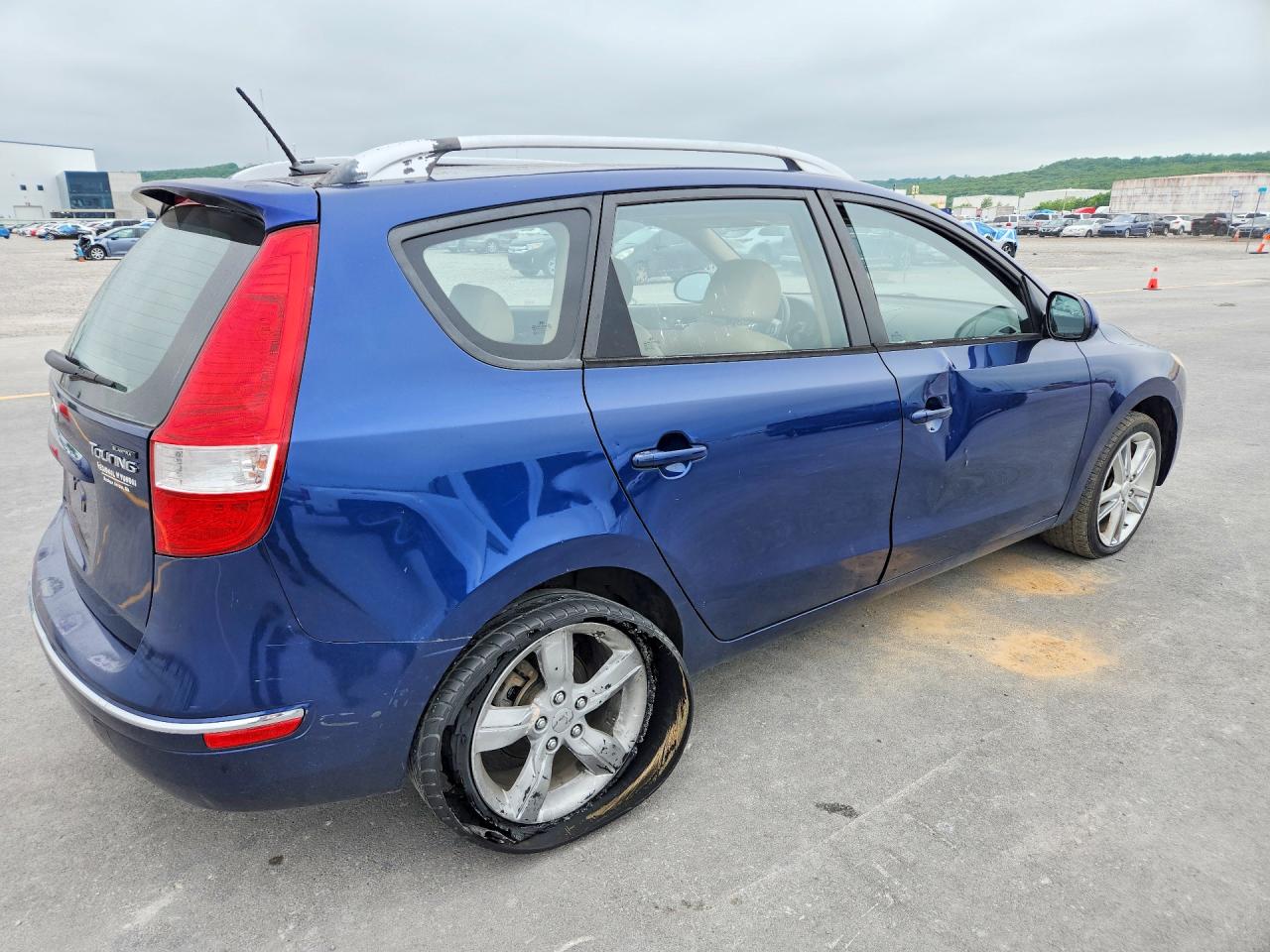 2012 Hyundai Elantra Touring Se Blue vin: KMHDC8AE0CU136638