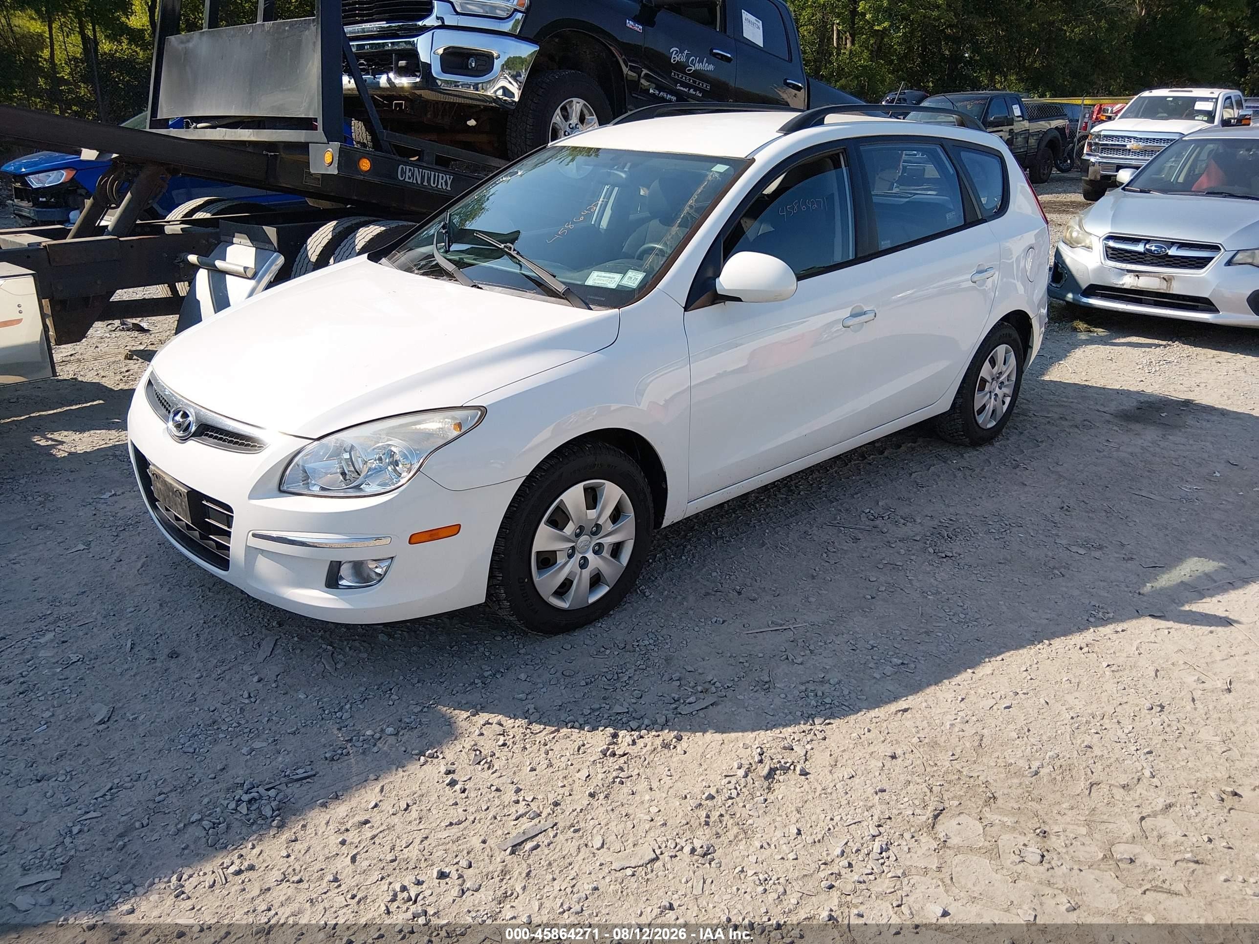 2010 Hyundai Elantra Touring Gls White vin: KMHDC8AE1AU055404