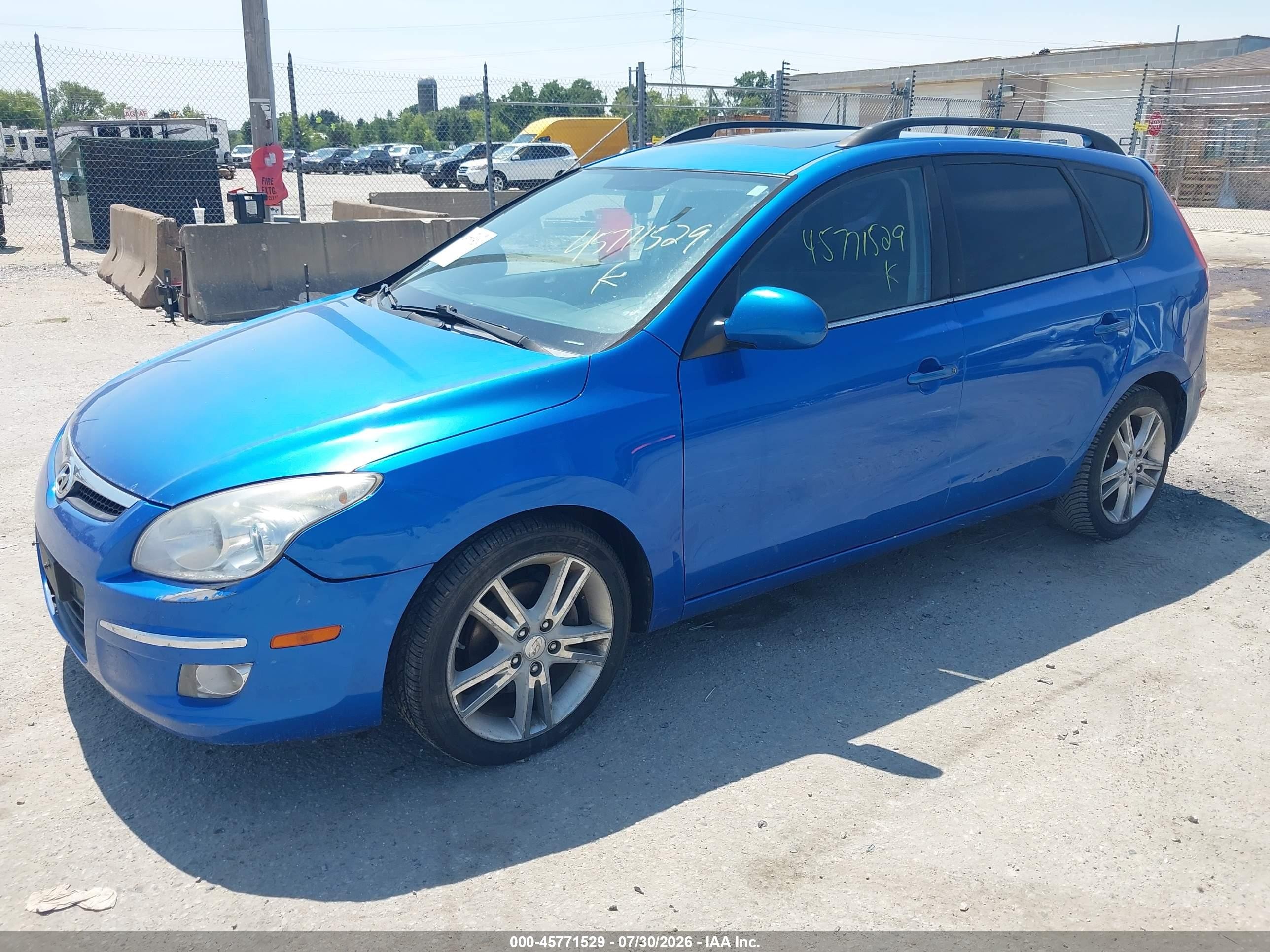 2010 Hyundai Elantra Touring Se Синий vin: KMHDC8AE1AU064572