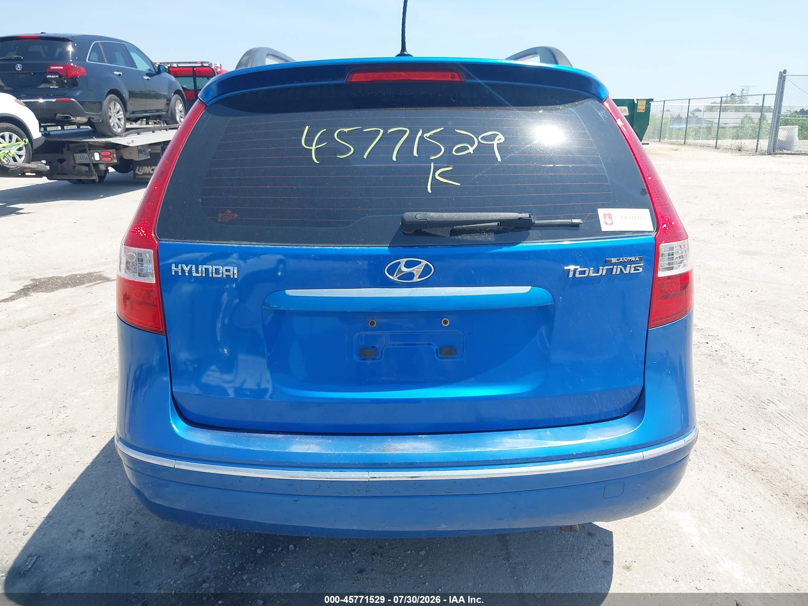 2010 Hyundai Elantra Touring Se Синий vin: KMHDC8AE1AU064572