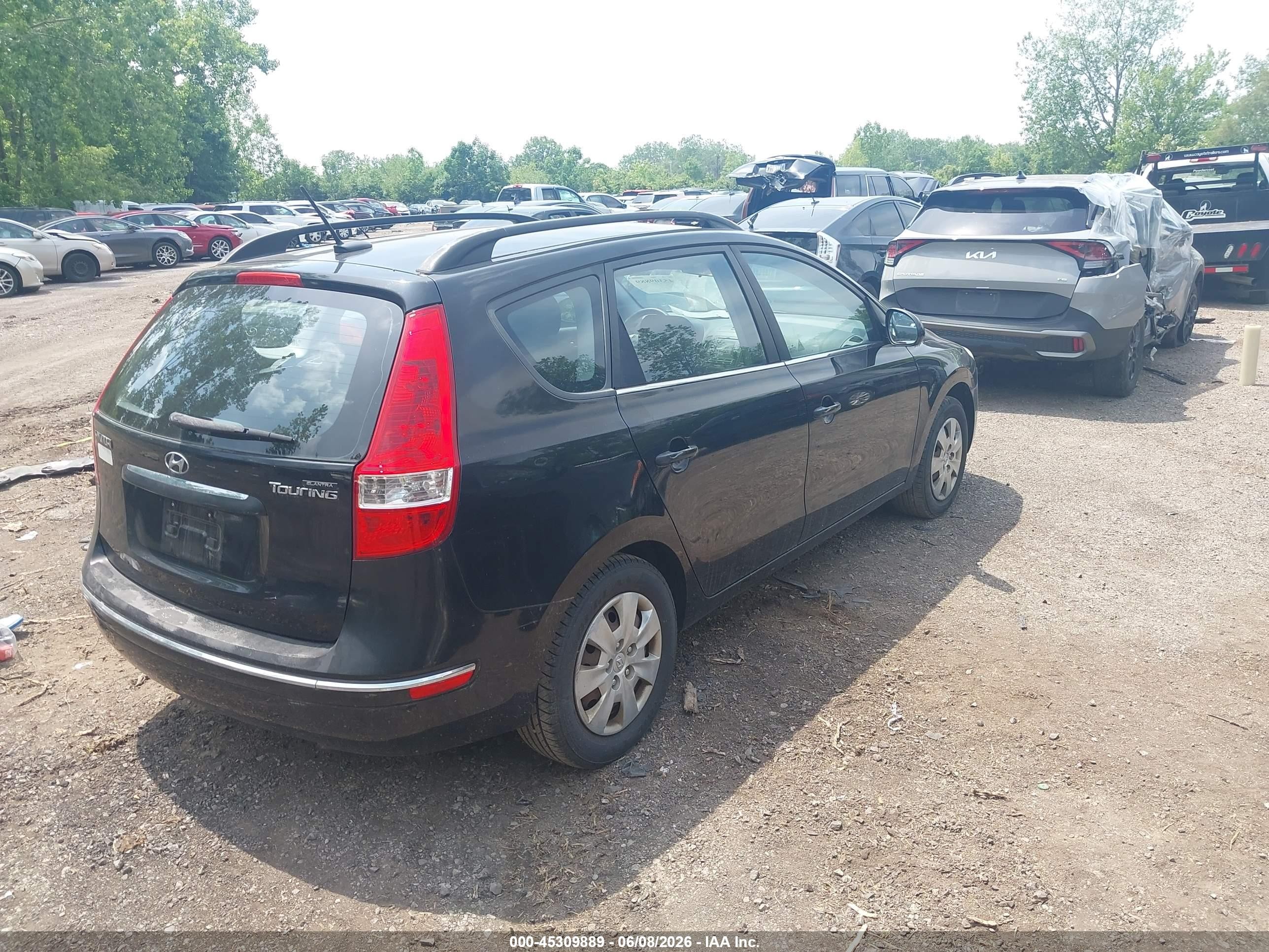 2010 Hyundai Elantra Touring Gls Черный vin: KMHDC8AE1AU068539
