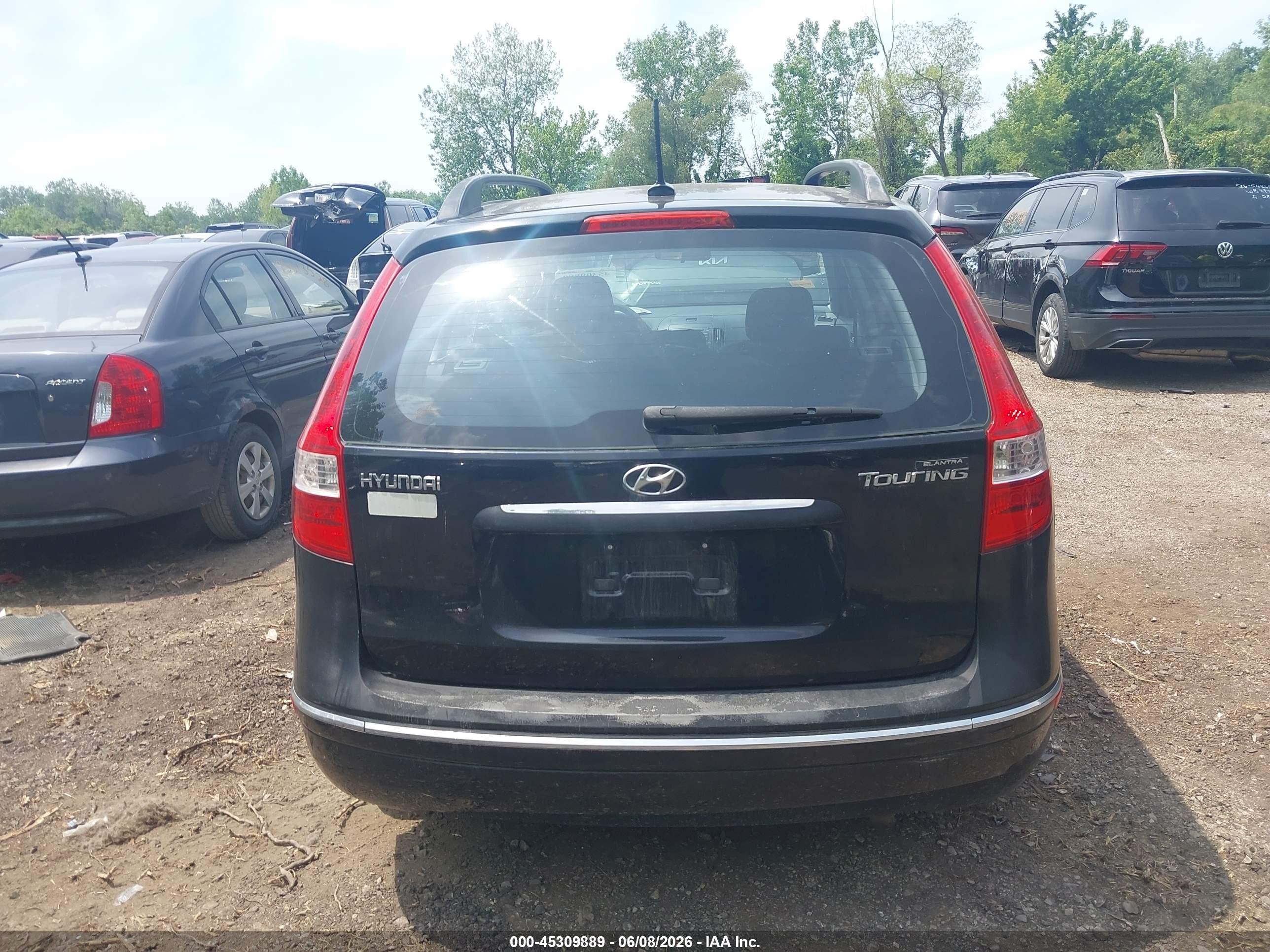 2010 Hyundai Elantra Touring Gls Черный vin: KMHDC8AE1AU068539