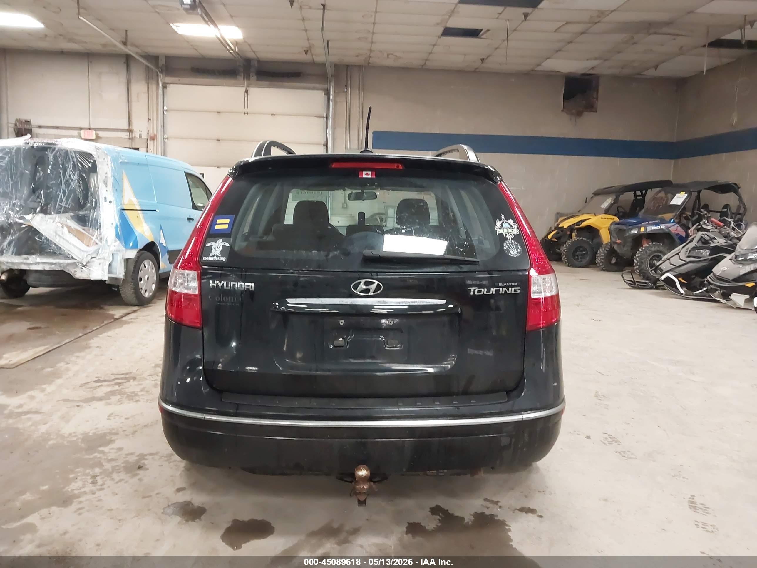 2010 Hyundai Elantra Touring Se Black vin: KMHDC8AE1AU075751