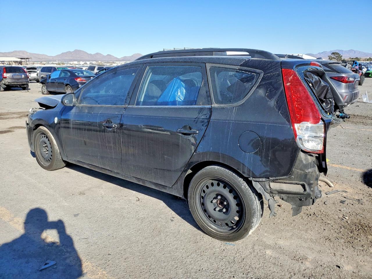 2010 Hyundai Elantra Touring Gls Black vin: KMHDC8AE1AU076656