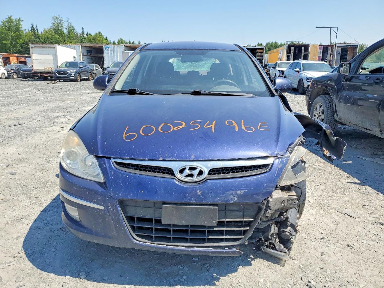 2011 Hyundai Elantra Touring Gls Blue vin: KMHDC8AE1BU086413
