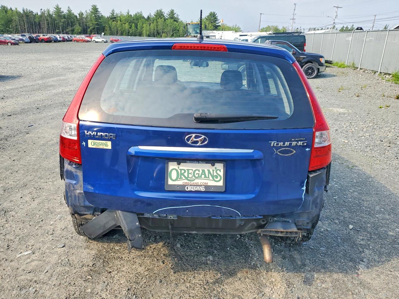 2011 Hyundai Elantra Touring Gls Blue vin: KMHDC8AE1BU104425