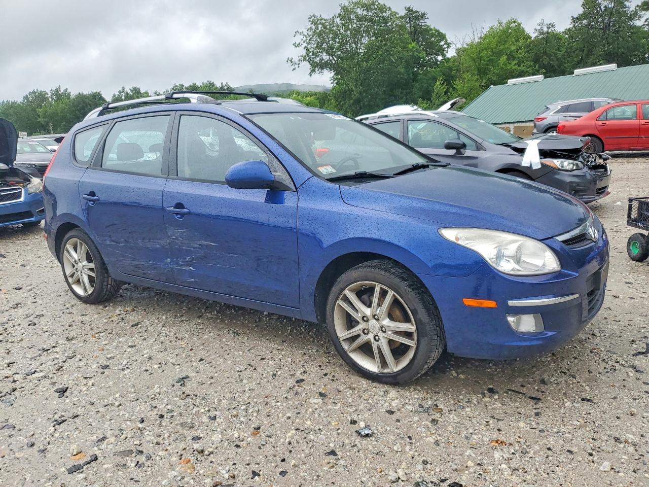 2011 Hyundai Elantra Touring Se Blue vin: KMHDC8AE1BU108717