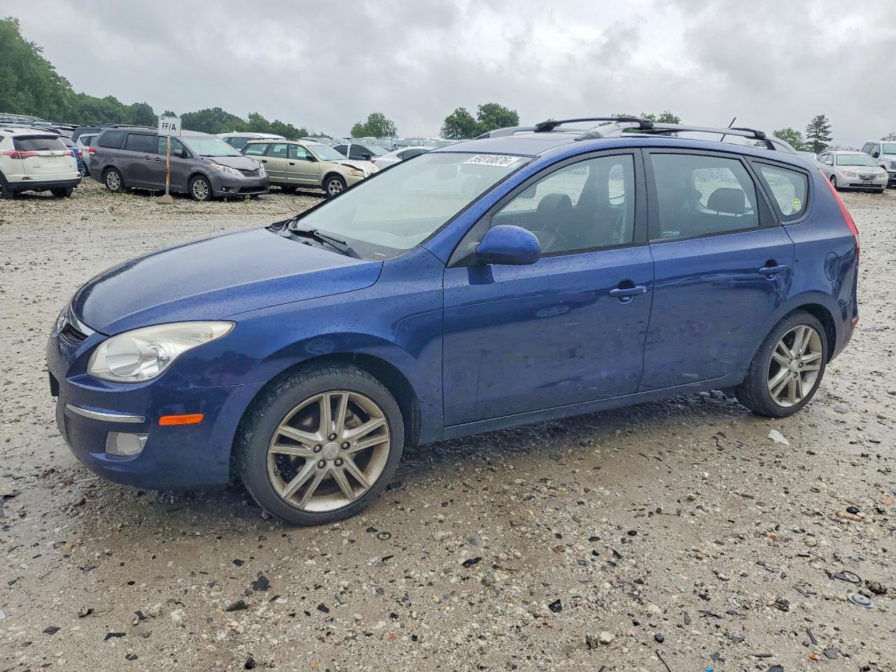 2011 Hyundai Elantra Touring Se Blue vin: KMHDC8AE1BU108717