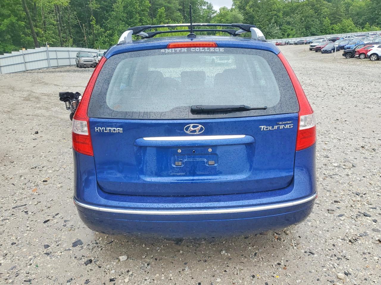 2011 Hyundai Elantra Touring Se Blue vin: KMHDC8AE1BU108717