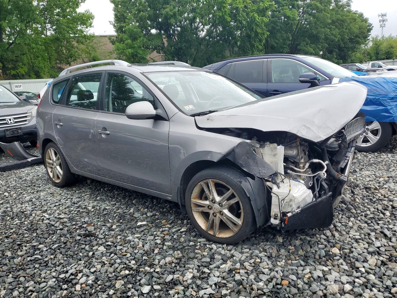 2011 Hyundai Elantra Touring Se Gray vin: KMHDC8AE1BU124562