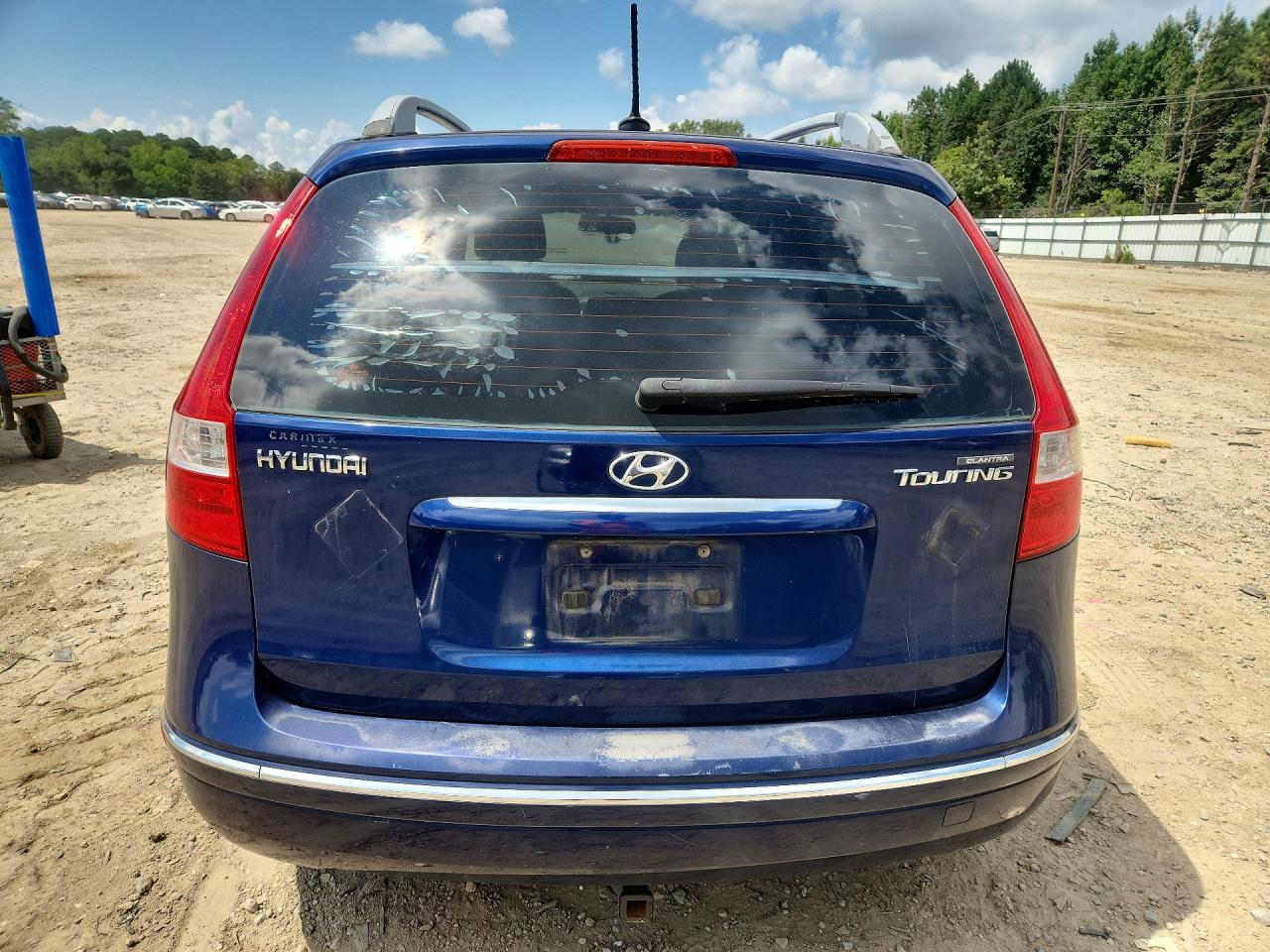 2012 Hyundai Elantra Touring Gls Blue vin: KMHDC8AE1CU136518