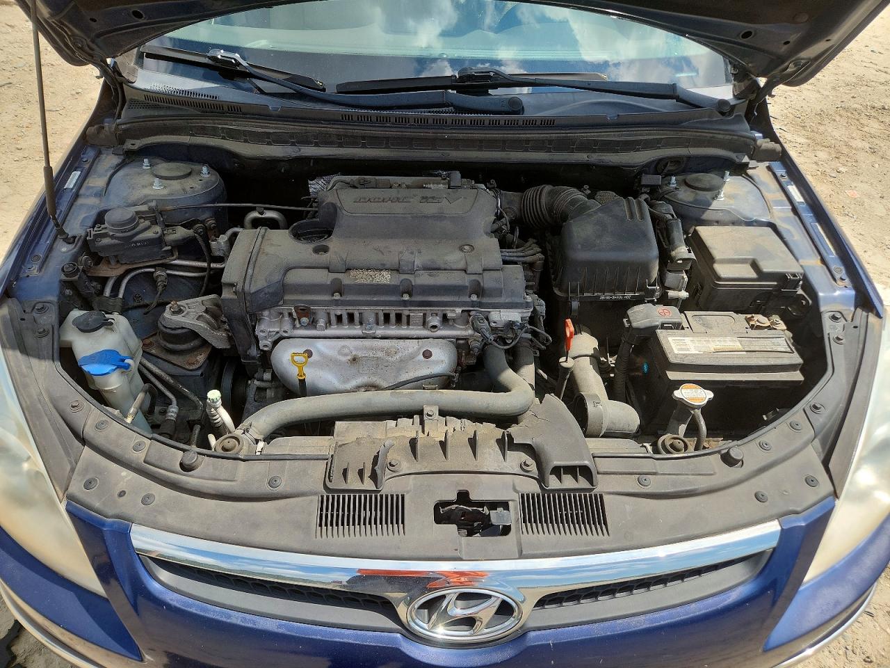 2012 Hyundai Elantra Touring Gls Blue vin: KMHDC8AE1CU136518