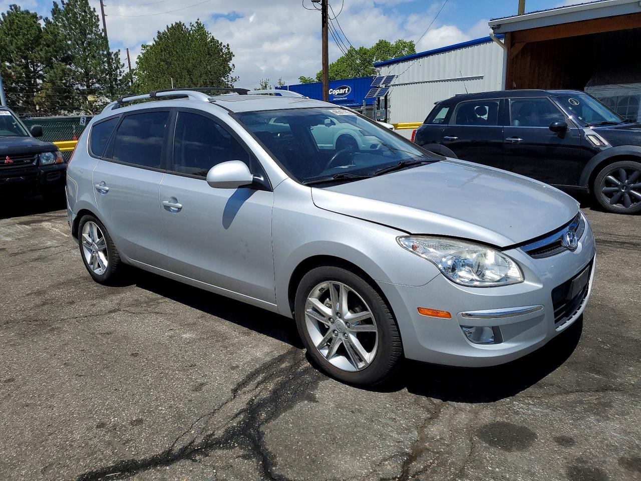 2012 Hyundai Elantra Touring Se Silver vin: KMHDC8AE1CU138222