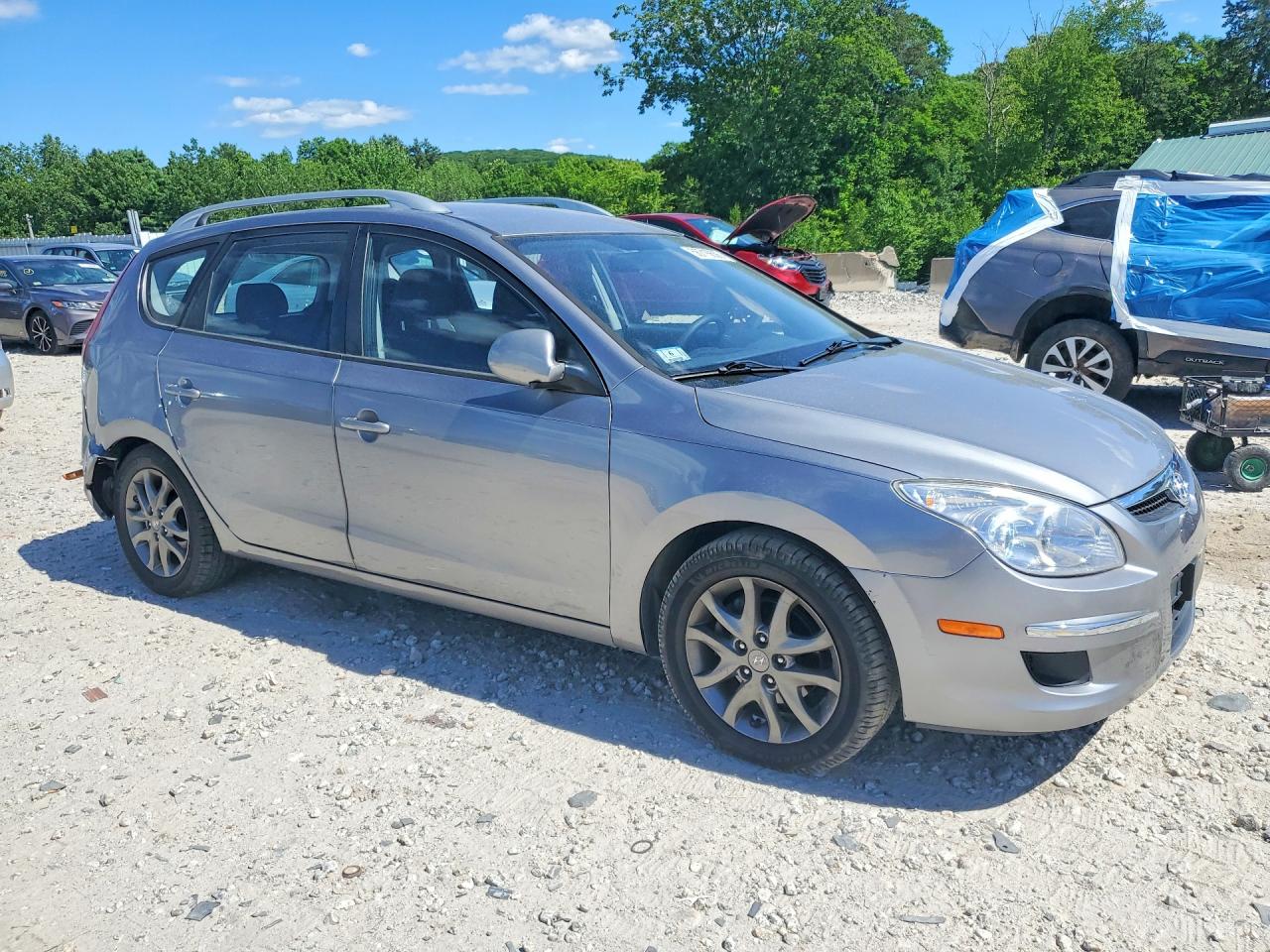 2012 Hyundai Elantra Touring Gls Серый vin: KMHDC8AE1CU155716