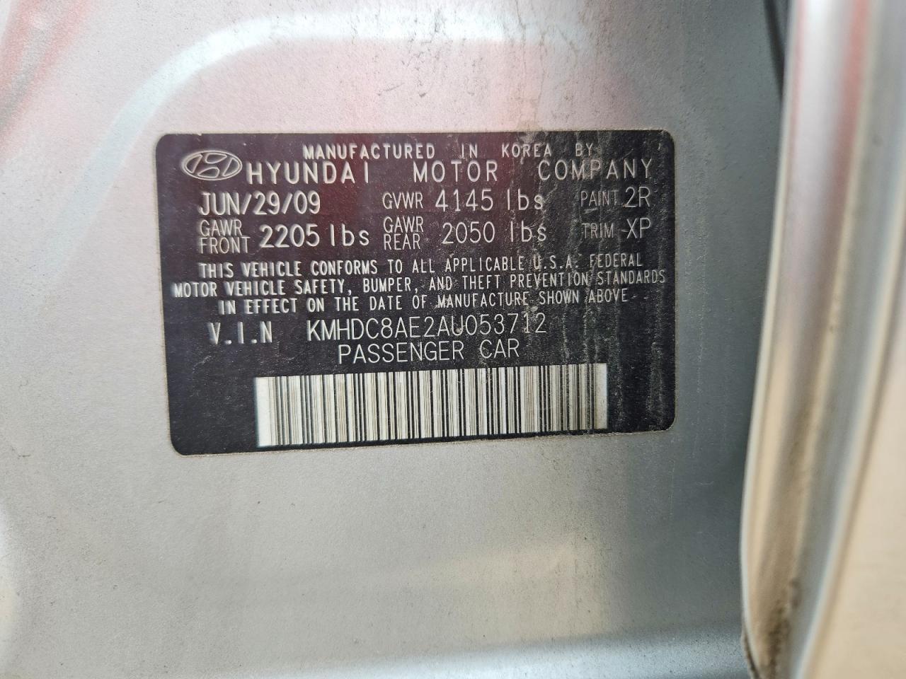 2010 Hyundai Elantra Touring Se Silver vin: KMHDC8AE2AU053712