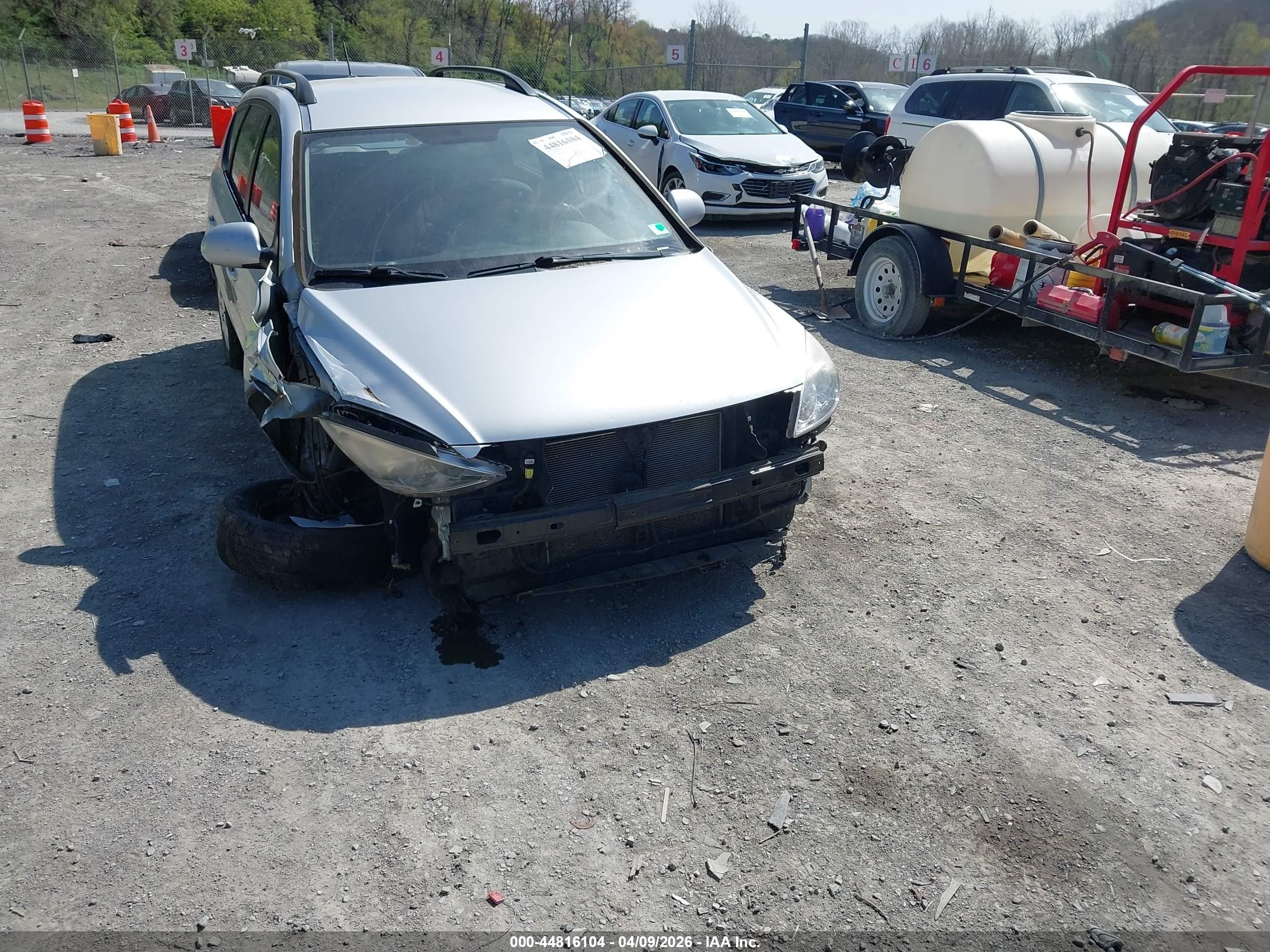 2010 Hyundai Elantra Touring Gls Серебряный vin: KMHDC8AE2AU076293