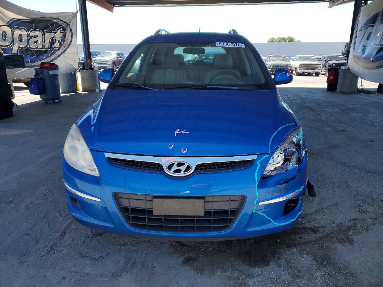 2012 Hyundai Elantra Touring Gls Blue vin: KMHDC8AE2CU132042