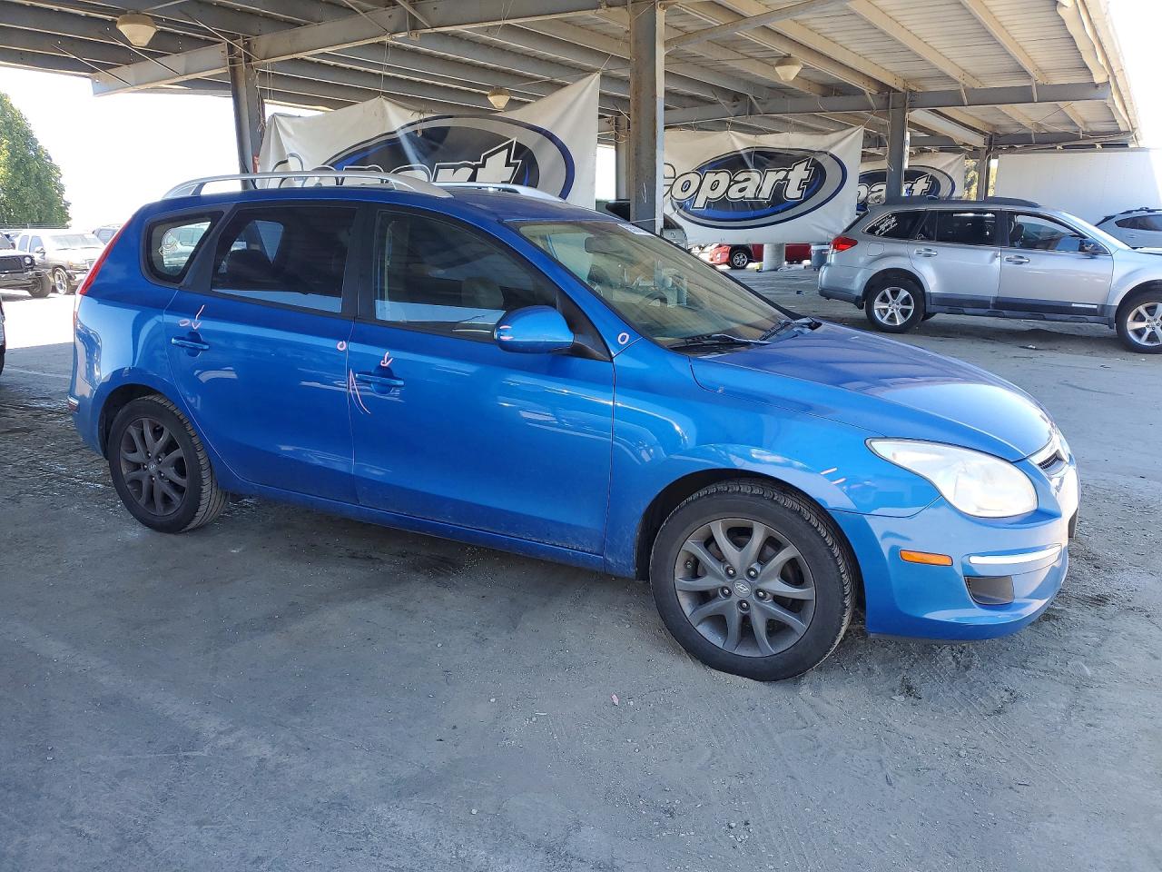 2012 Hyundai Elantra Touring Gls Blue vin: KMHDC8AE2CU132042