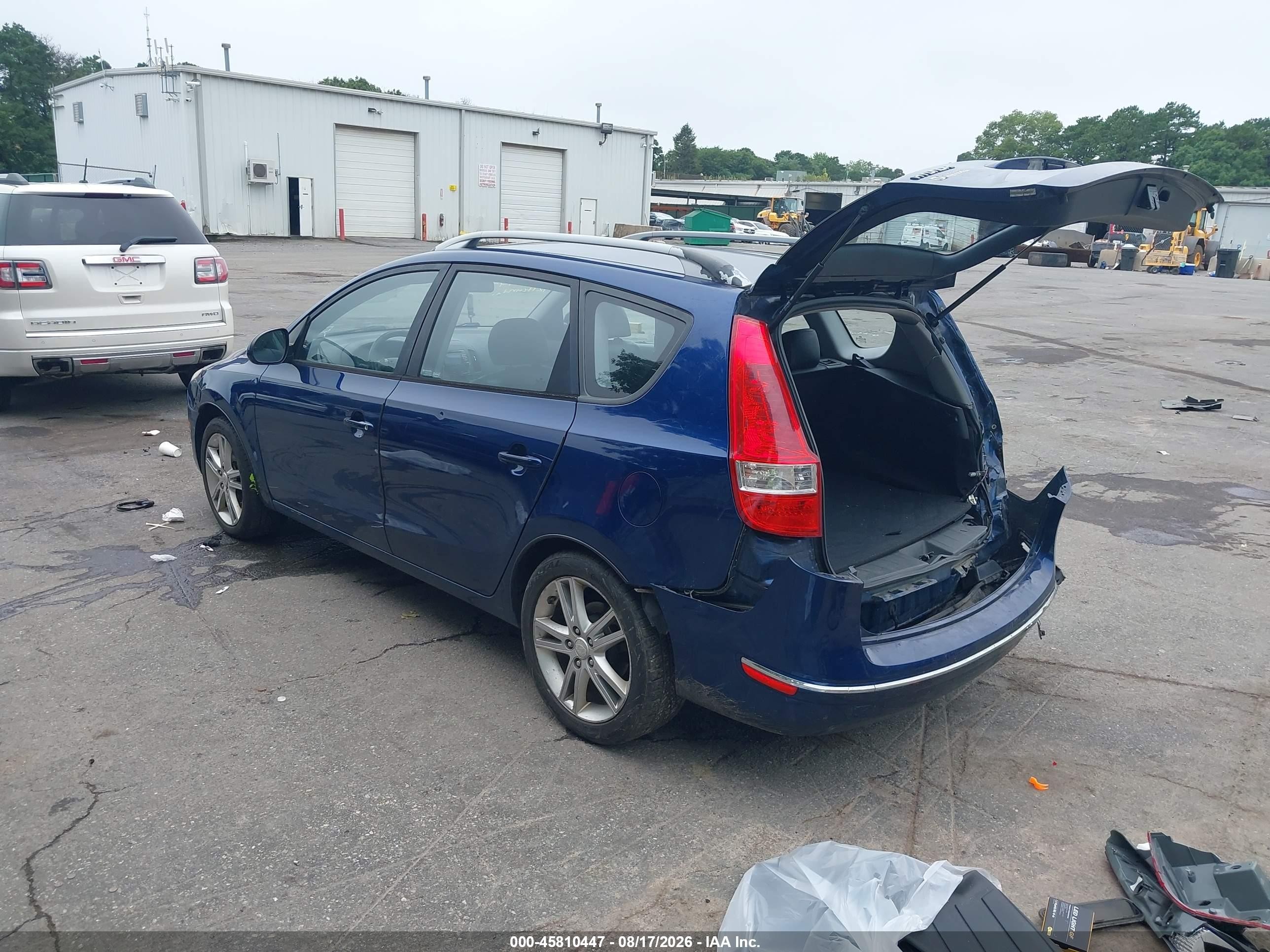 2012 Hyundai Elantra Touring Se Blue vin: KMHDC8AE2CU152209