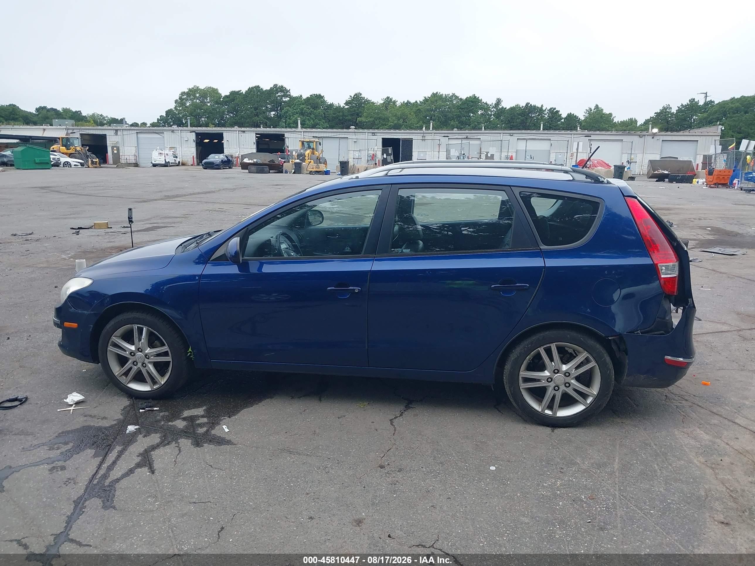 2012 Hyundai Elantra Touring Se Blue vin: KMHDC8AE2CU152209