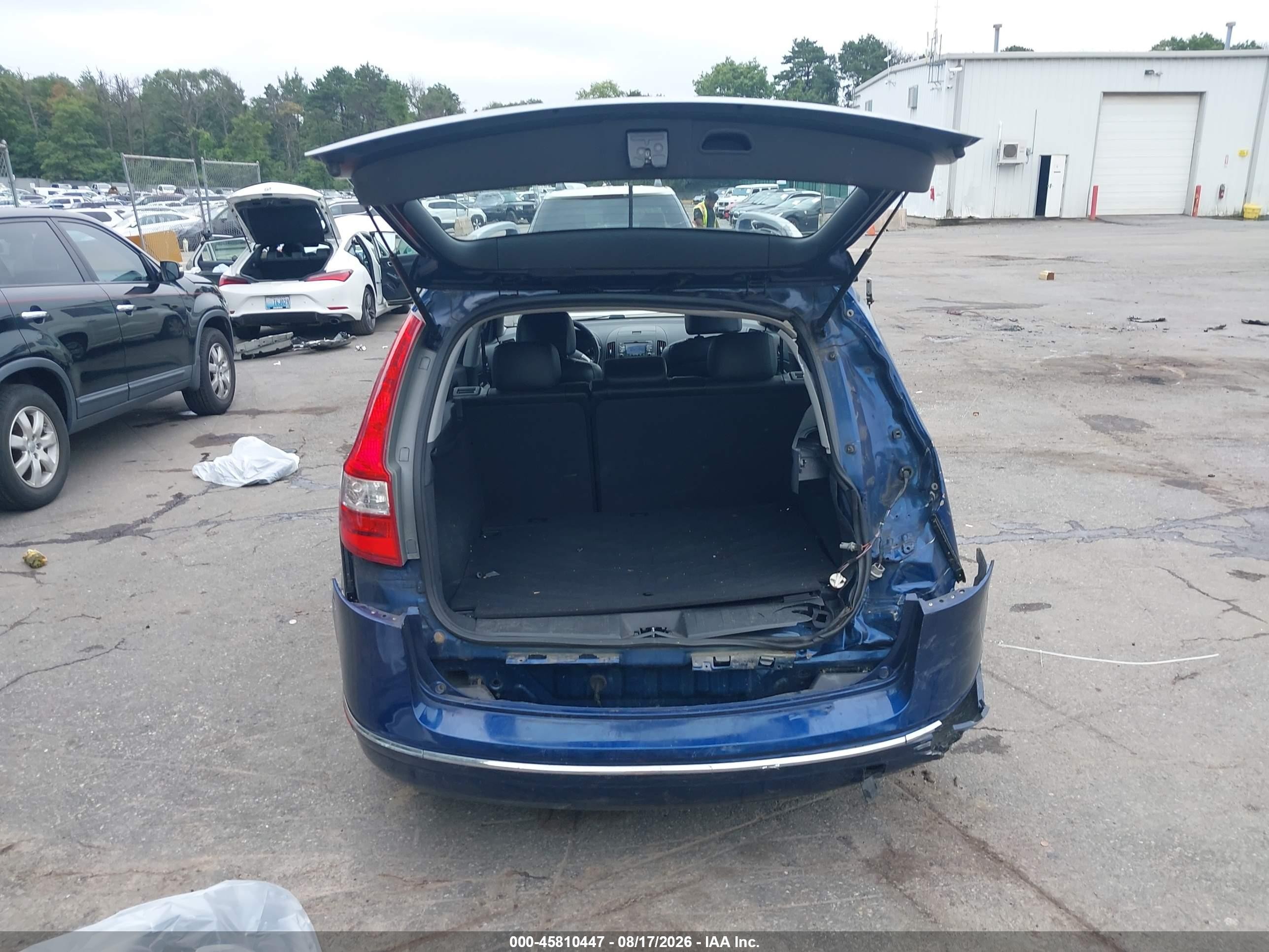 2012 Hyundai Elantra Touring Se Blue vin: KMHDC8AE2CU152209