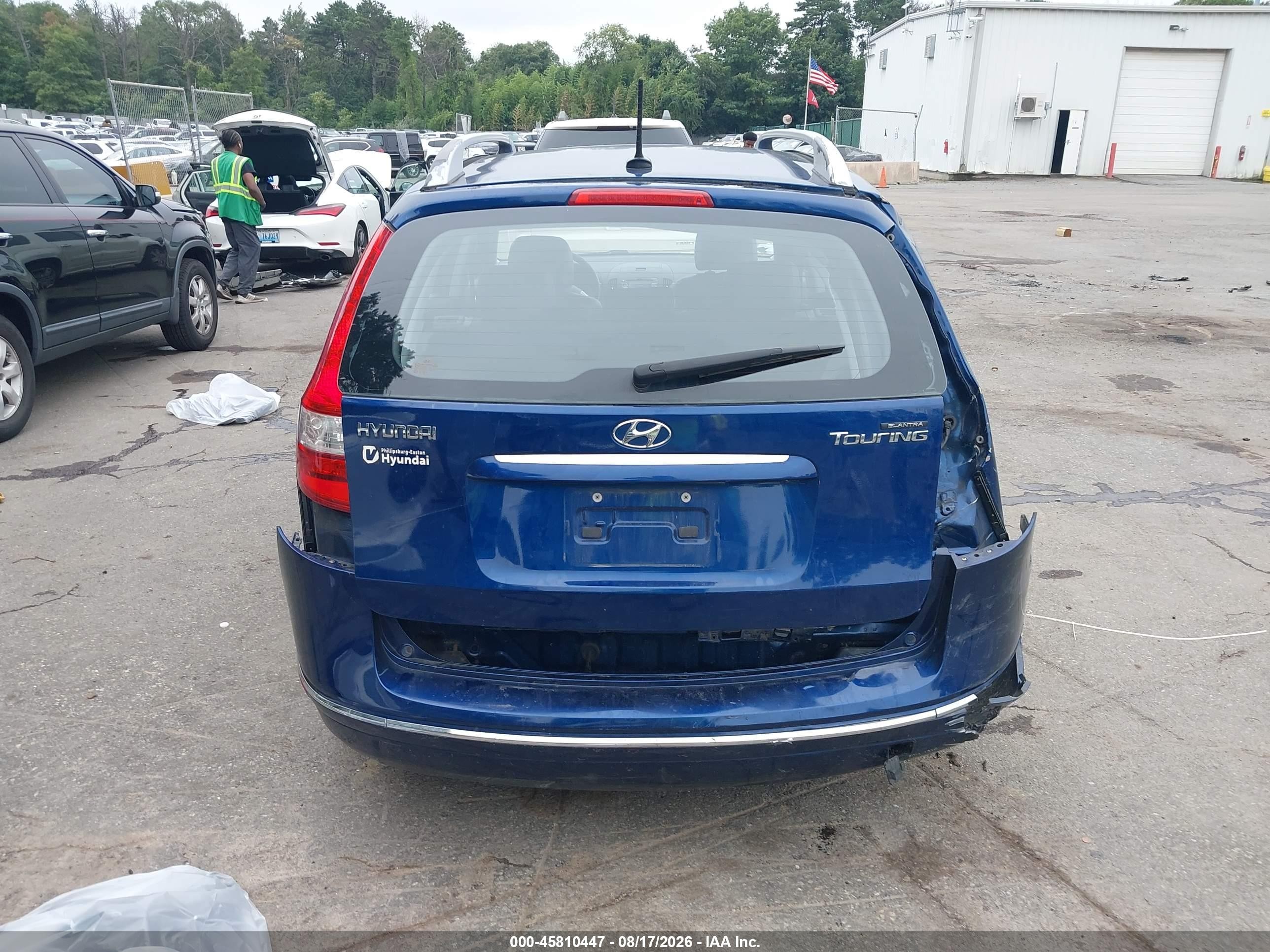2012 Hyundai Elantra Touring Se Blue vin: KMHDC8AE2CU152209