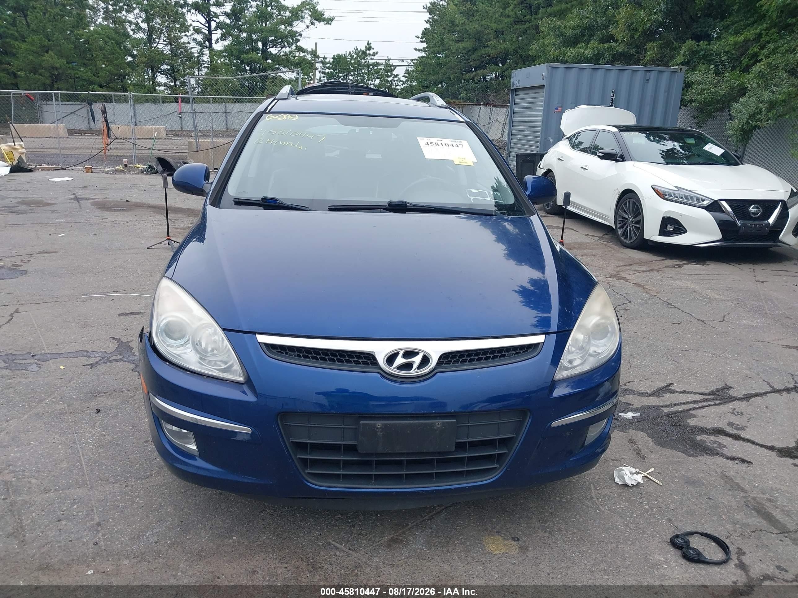 2012 Hyundai Elantra Touring Se Blue vin: KMHDC8AE2CU152209