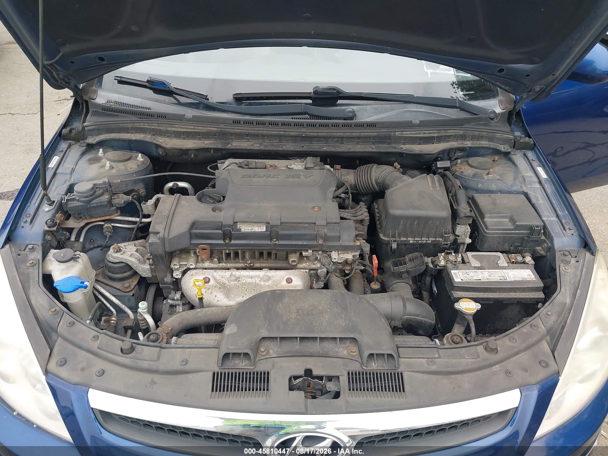 2012 Hyundai Elantra Touring Se Blue vin: KMHDC8AE2CU152209