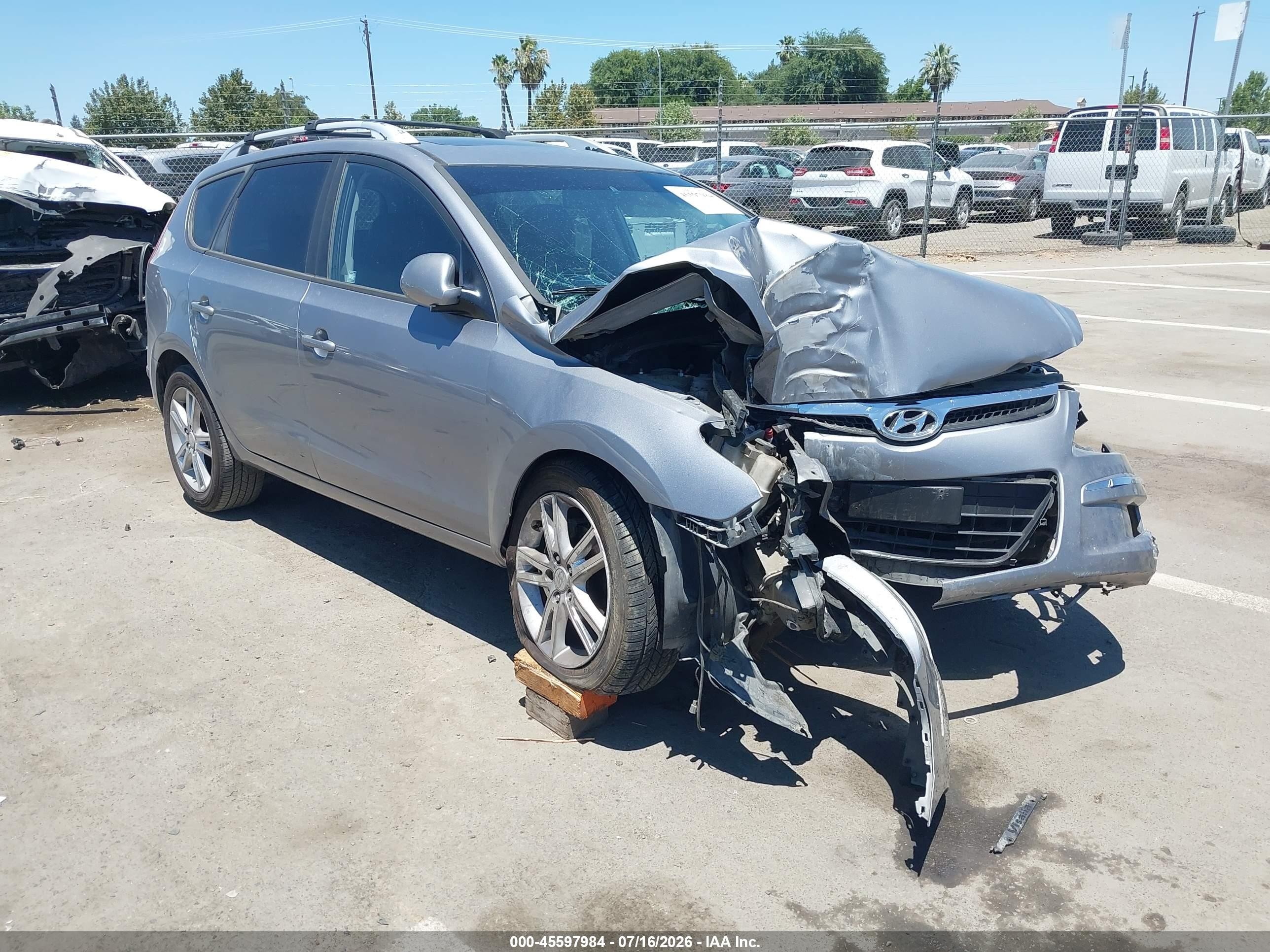 2012 Hyundai Elantra Touring Se Gray vin: KMHDC8AE2CU155689