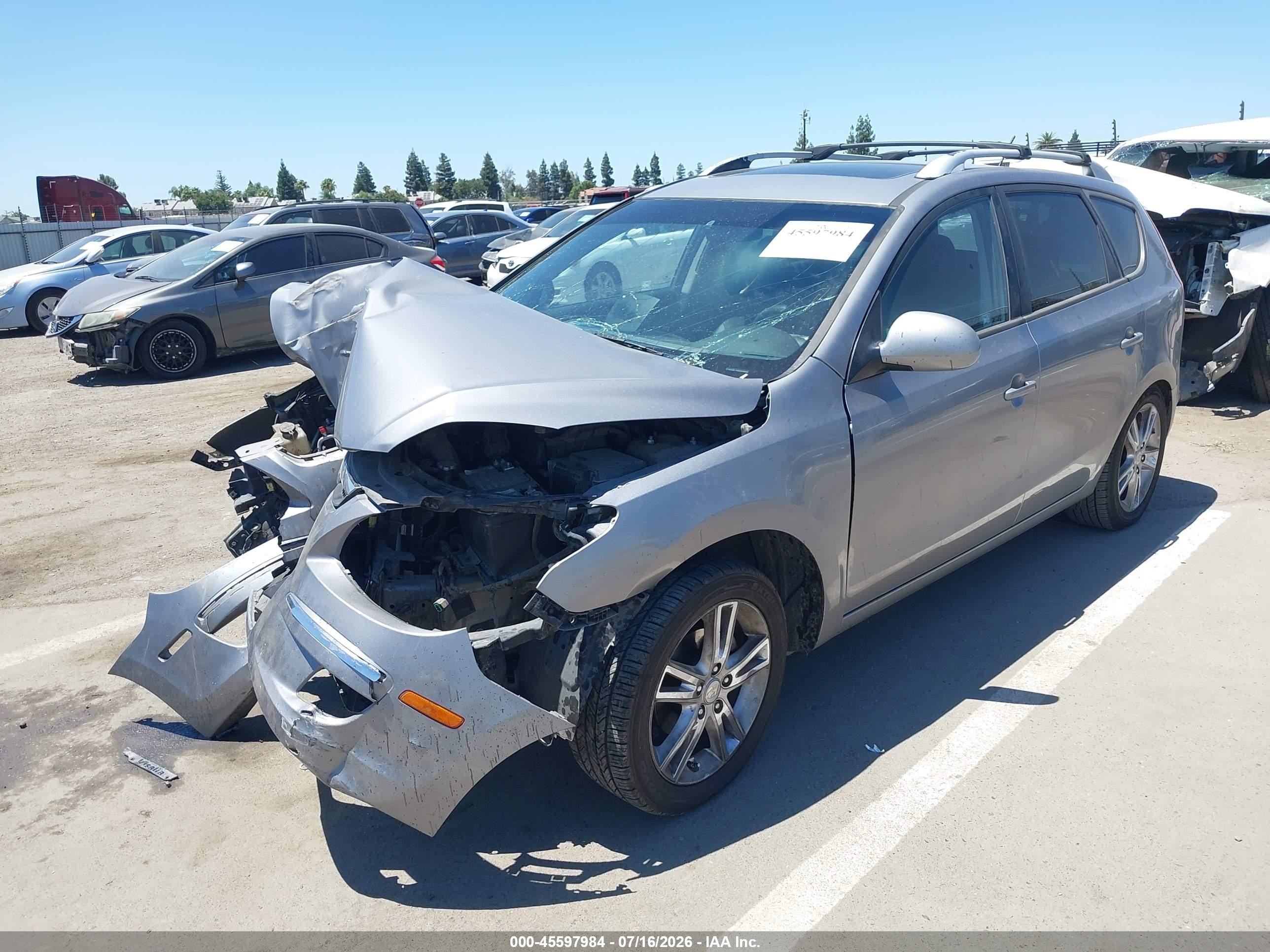 2012 Hyundai Elantra Touring Se Gray vin: KMHDC8AE2CU155689