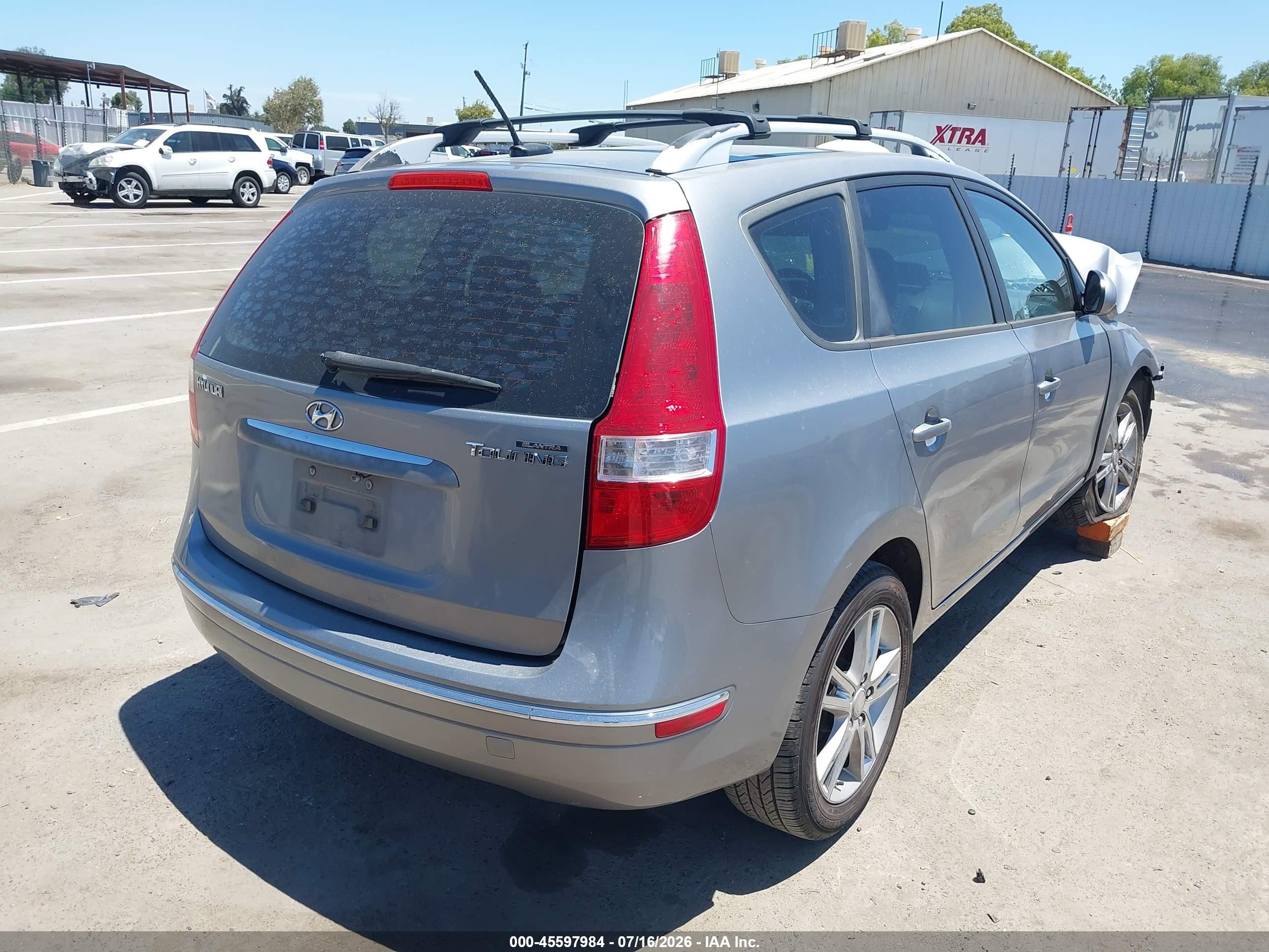 2012 Hyundai Elantra Touring Se Gray vin: KMHDC8AE2CU155689