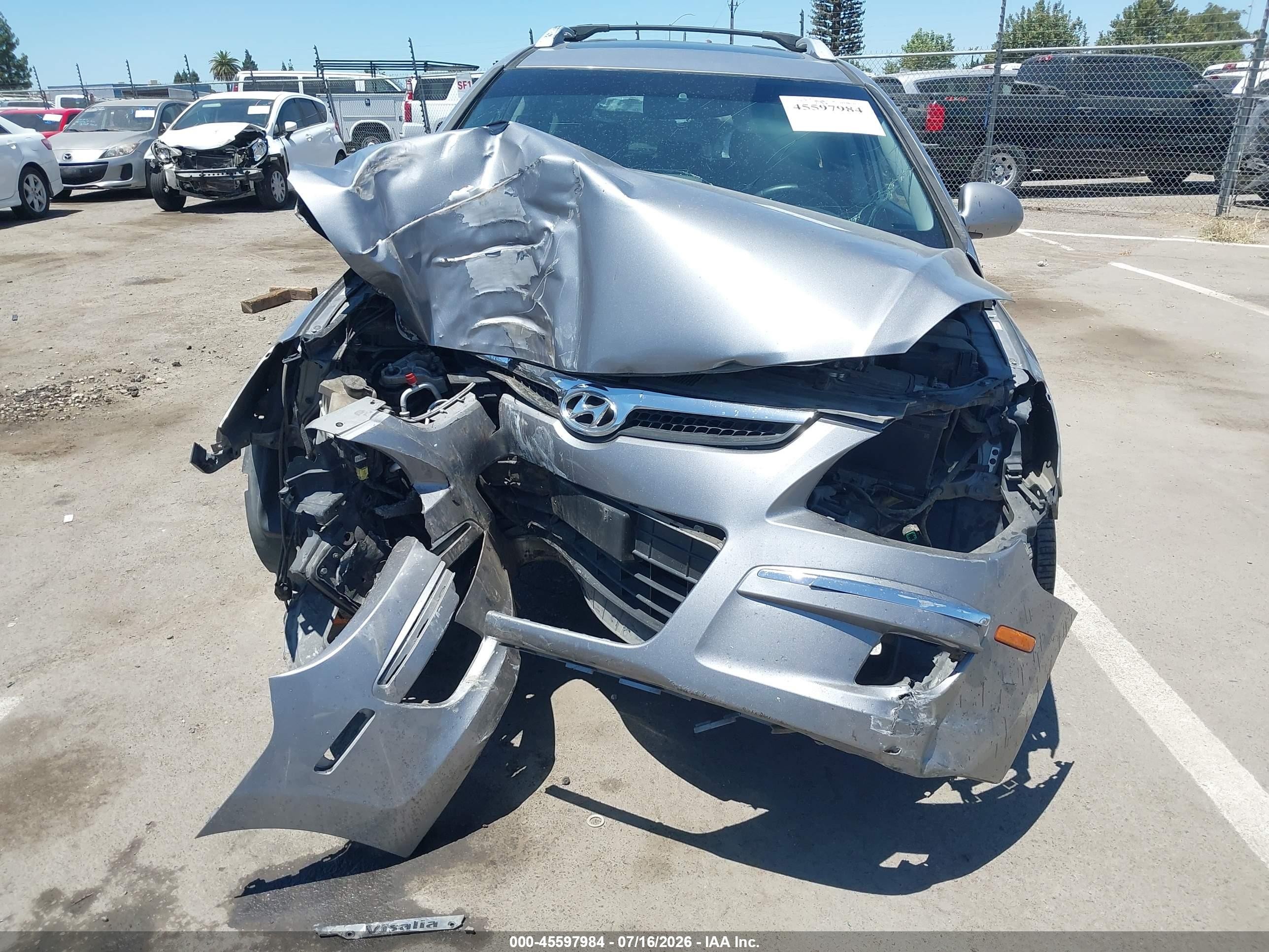 2012 Hyundai Elantra Touring Se Gray vin: KMHDC8AE2CU155689