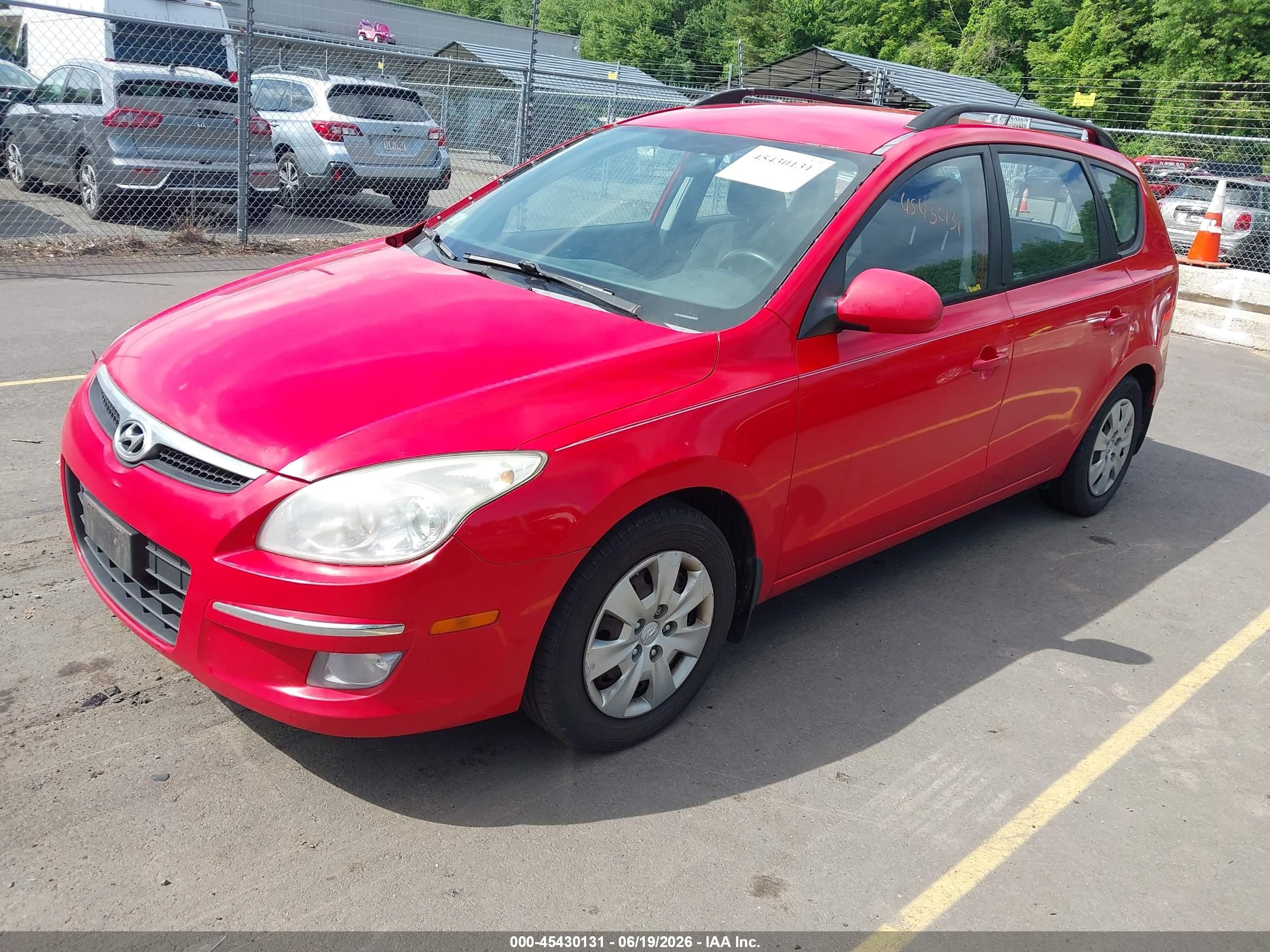 2010 Hyundai Elantra Touring Gls Красный vin: KMHDC8AE3AU058062