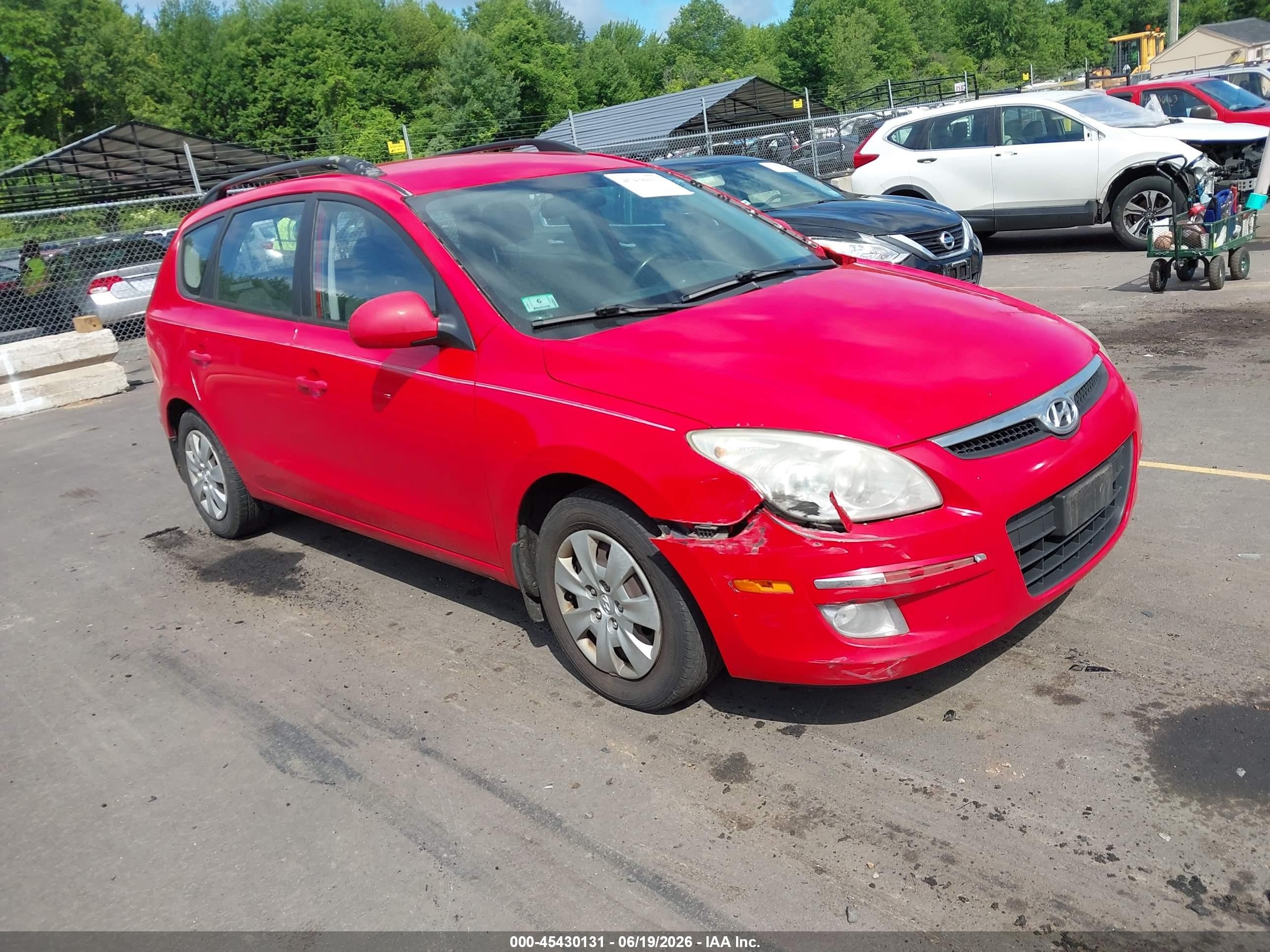 2010 Hyundai Elantra Touring Gls Красный vin: KMHDC8AE3AU058062