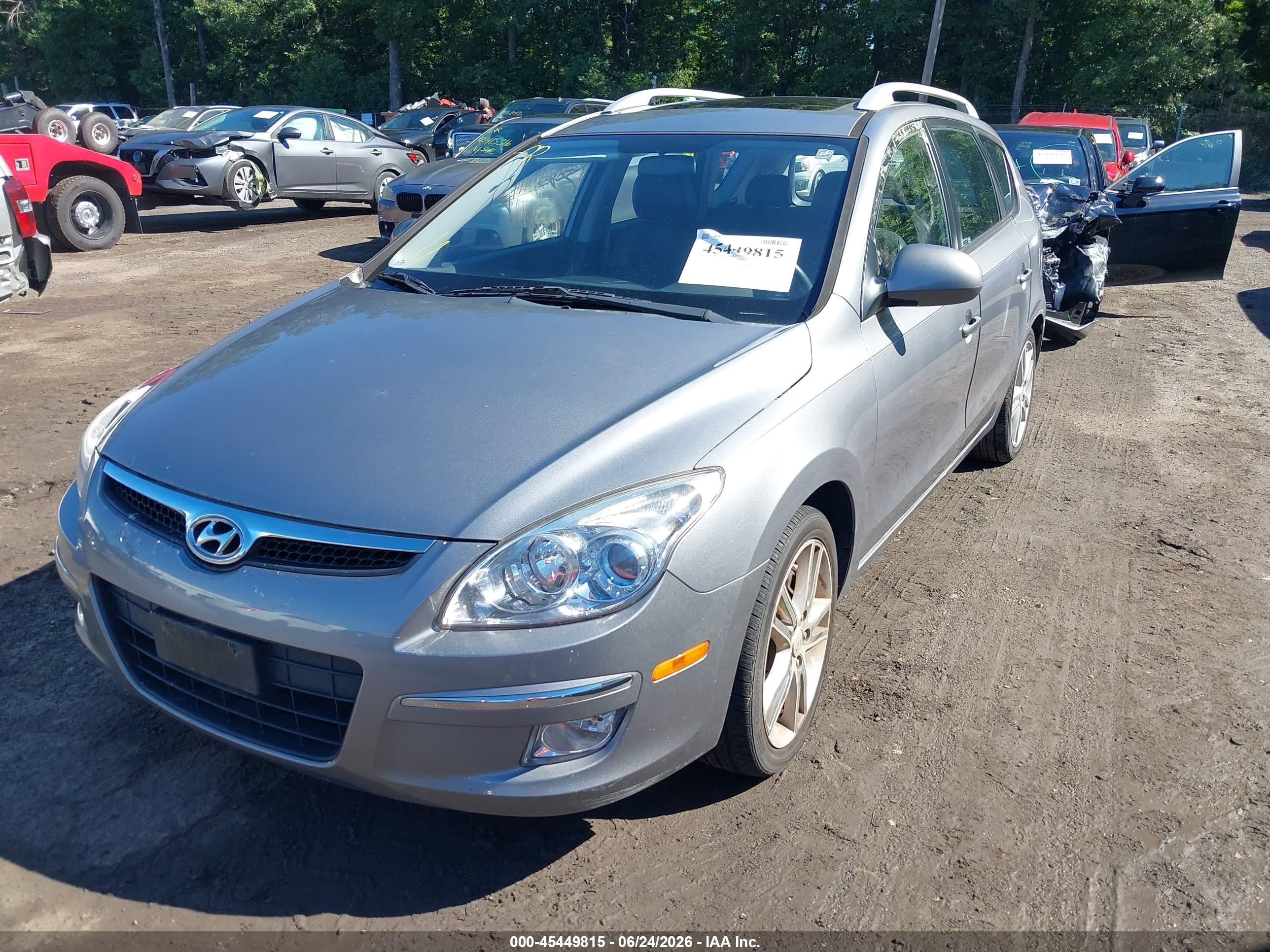 2011 Hyundai Elantra Touring Se Gray vin: KMHDC8AE3BU104944