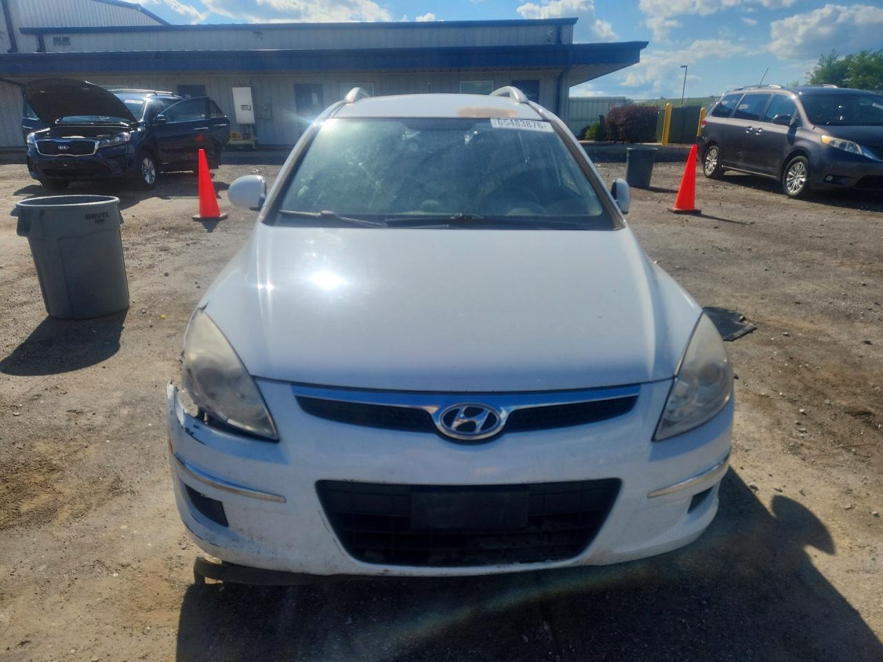 2012 Hyundai Elantra Touring Gls White vin: KMHDC8AE3CU130672