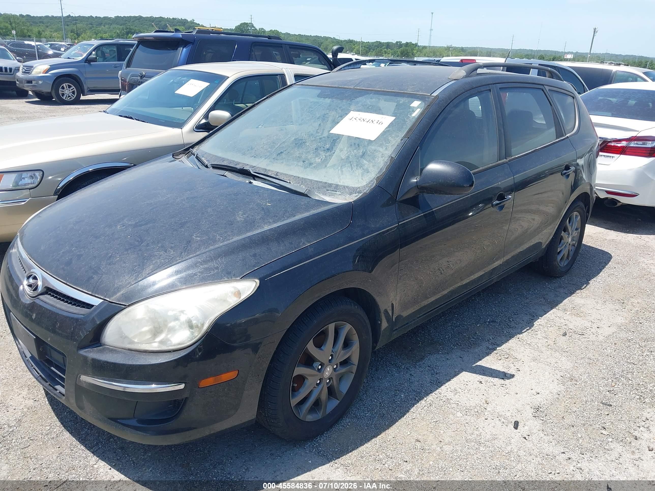 2012 Hyundai Elantra Touring Gls Черный vin: KMHDC8AE3CU139260