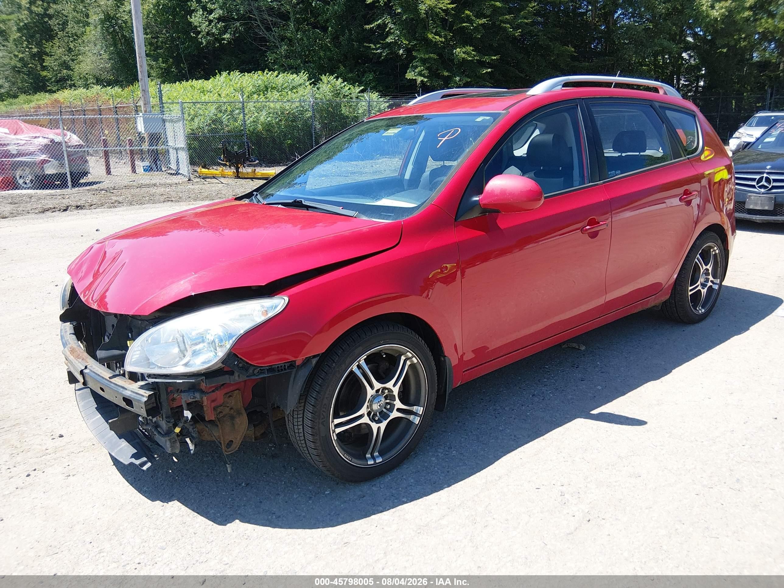 2012 Hyundai Elantra Touring Se Red vin: KMHDC8AE3CU141591