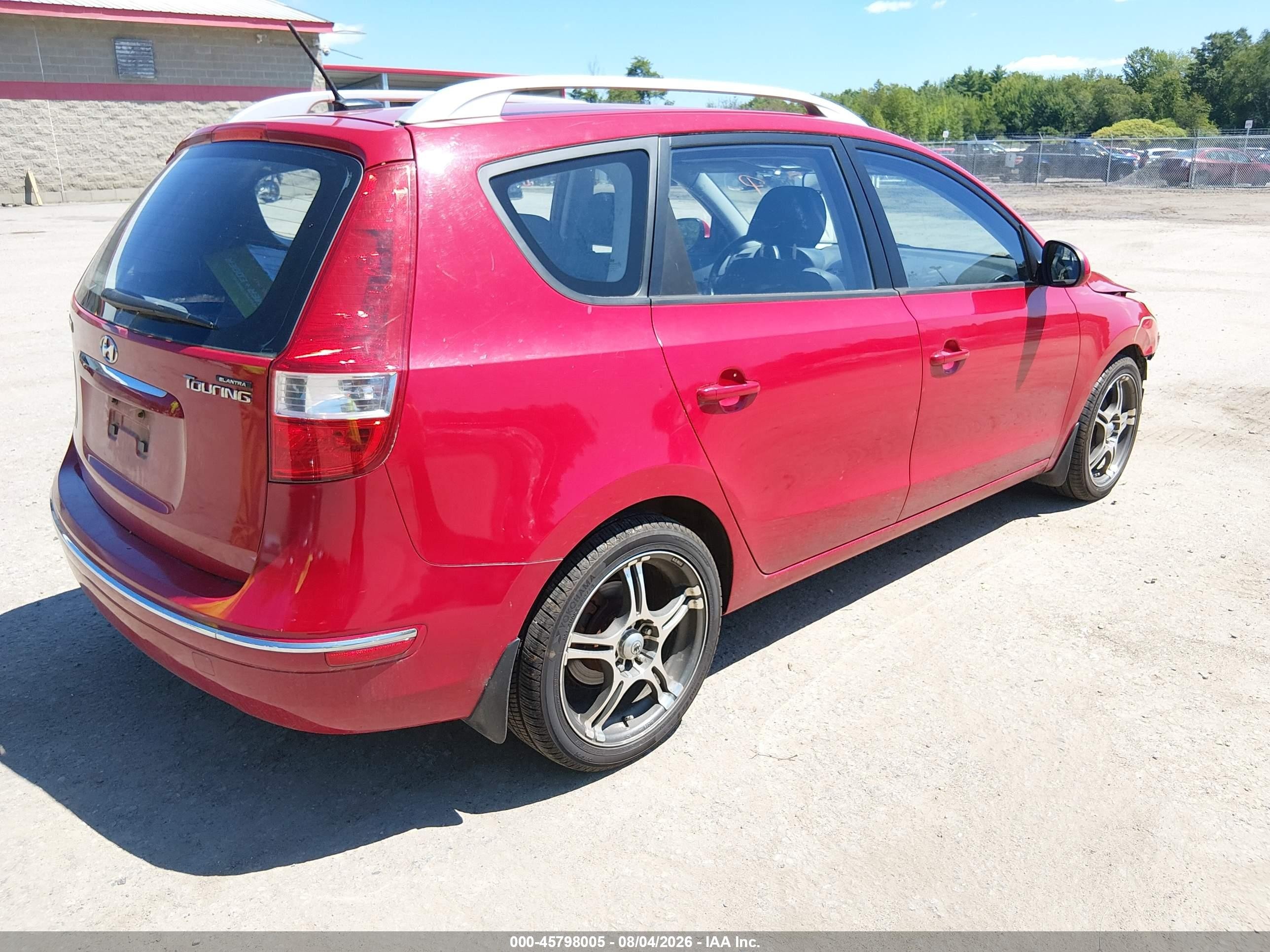 2012 Hyundai Elantra Touring Se Red vin: KMHDC8AE3CU141591