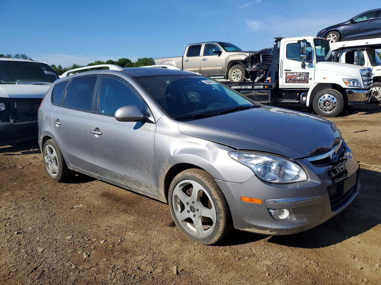 2012 Hyundai Elantra Touring Se Silver vin: KMHDC8AE3CU153191